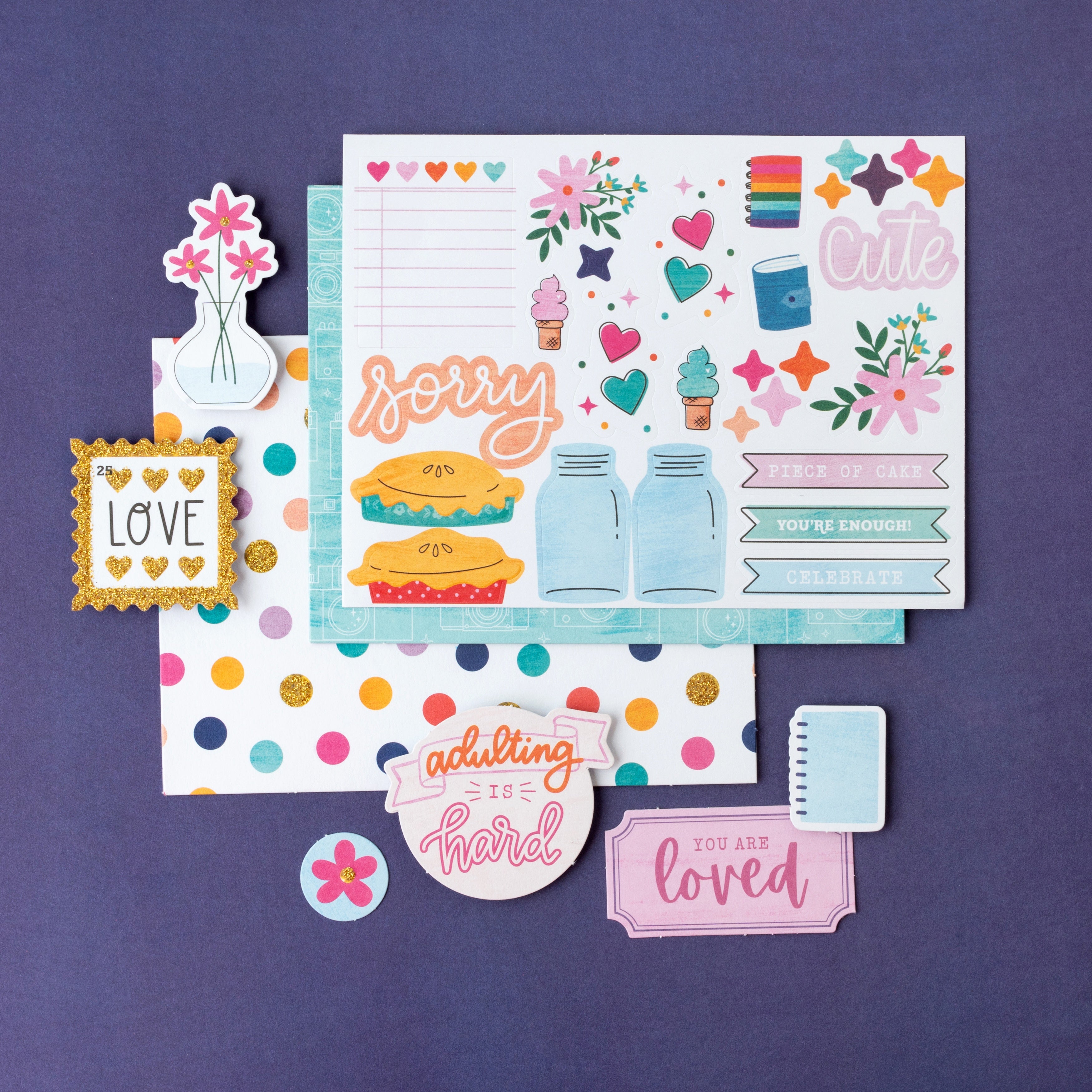 Shimelle Reasons To Smile Card Making Kit - Makes 20