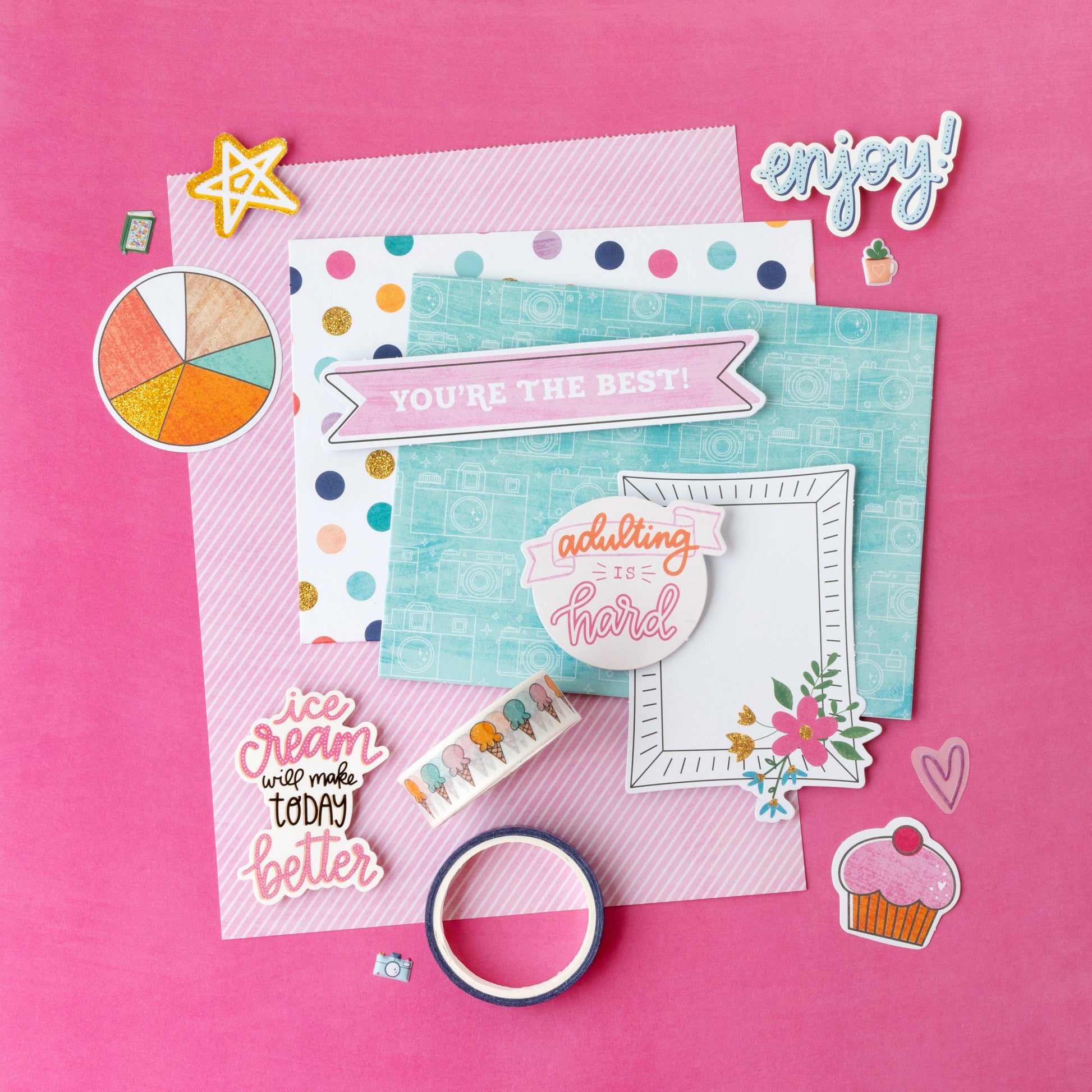 Shimelle Reasons To Smile Card Making Kit