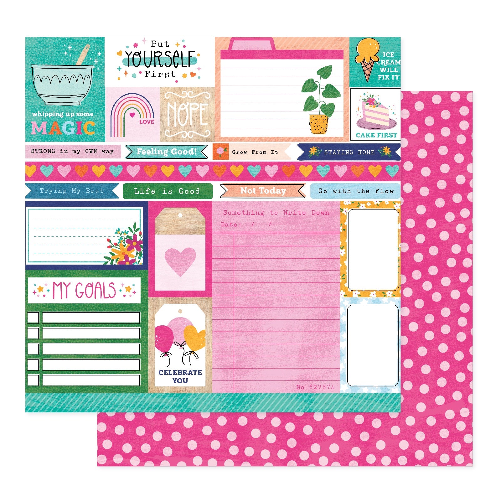 Shimelle Reasons To Smile Double-Sided 12x12" Cardstock Packs