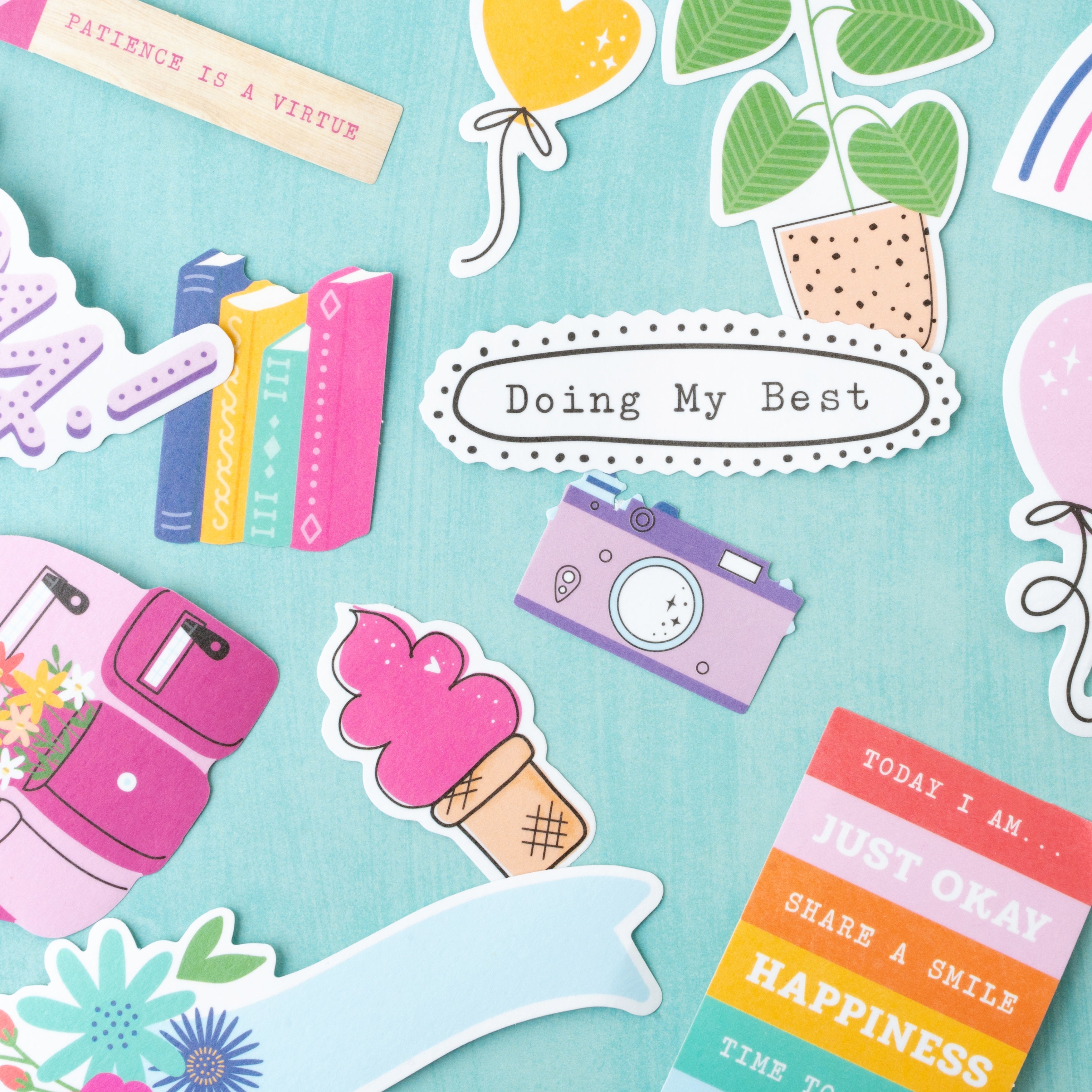 Shimelle Reasons To Smile Paperie Ephemera Pack - 210 Pieces