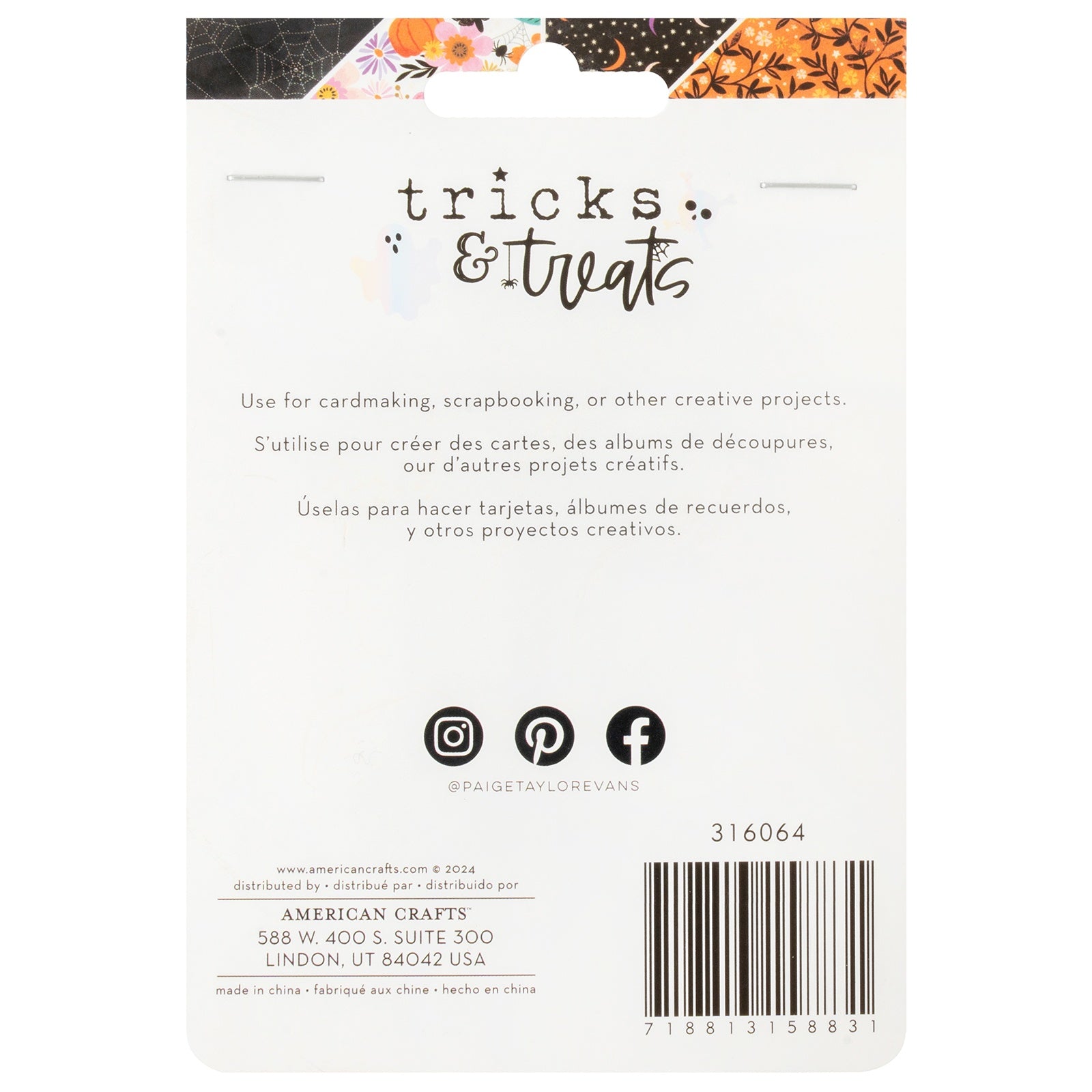 Paige Evans Tricks & Treats Sequins And Trims Set