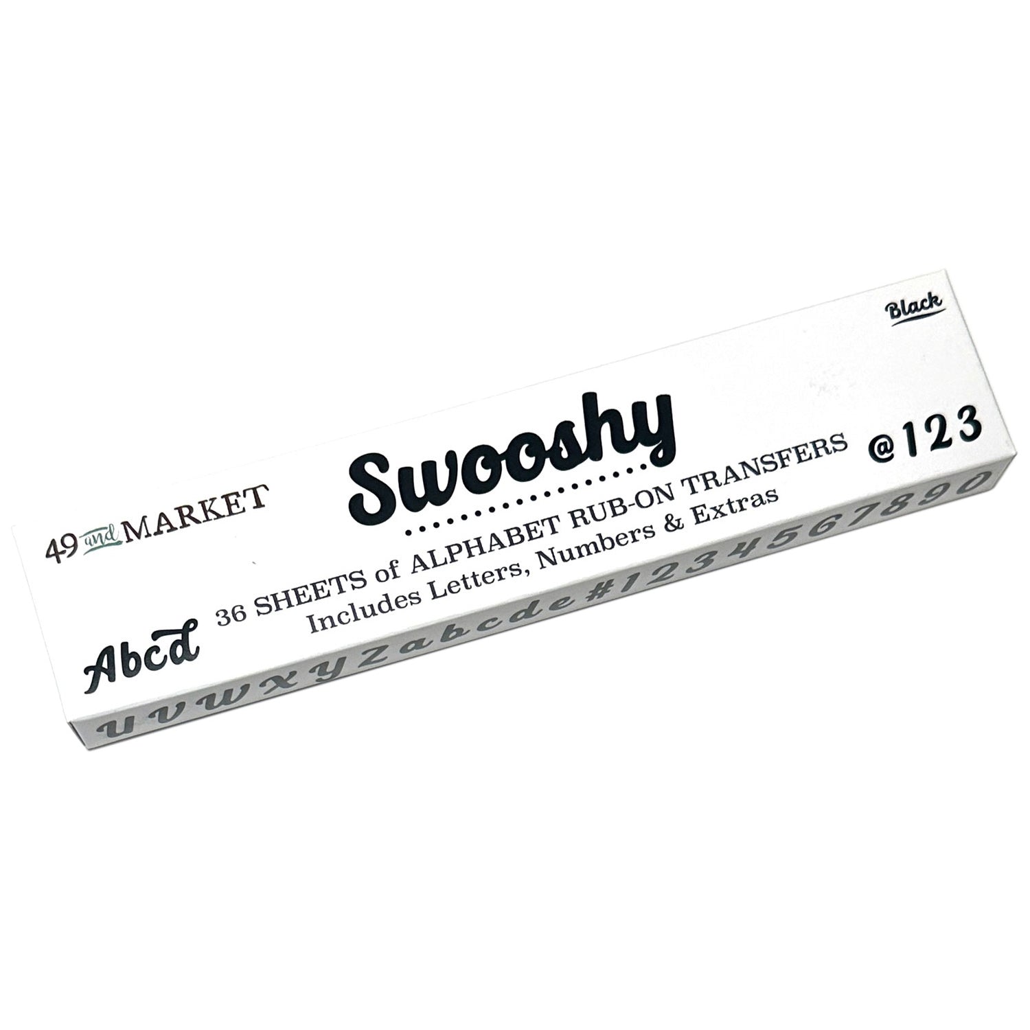 49 And Market Rub-On Transfer Alphabet