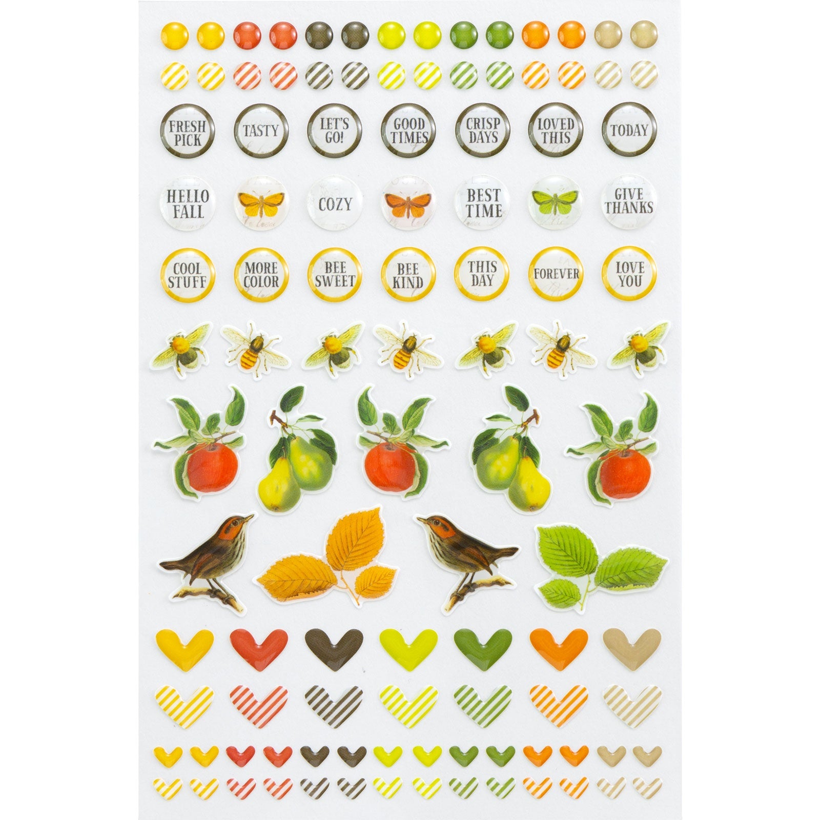 49 And Market Epoxy Stickers
