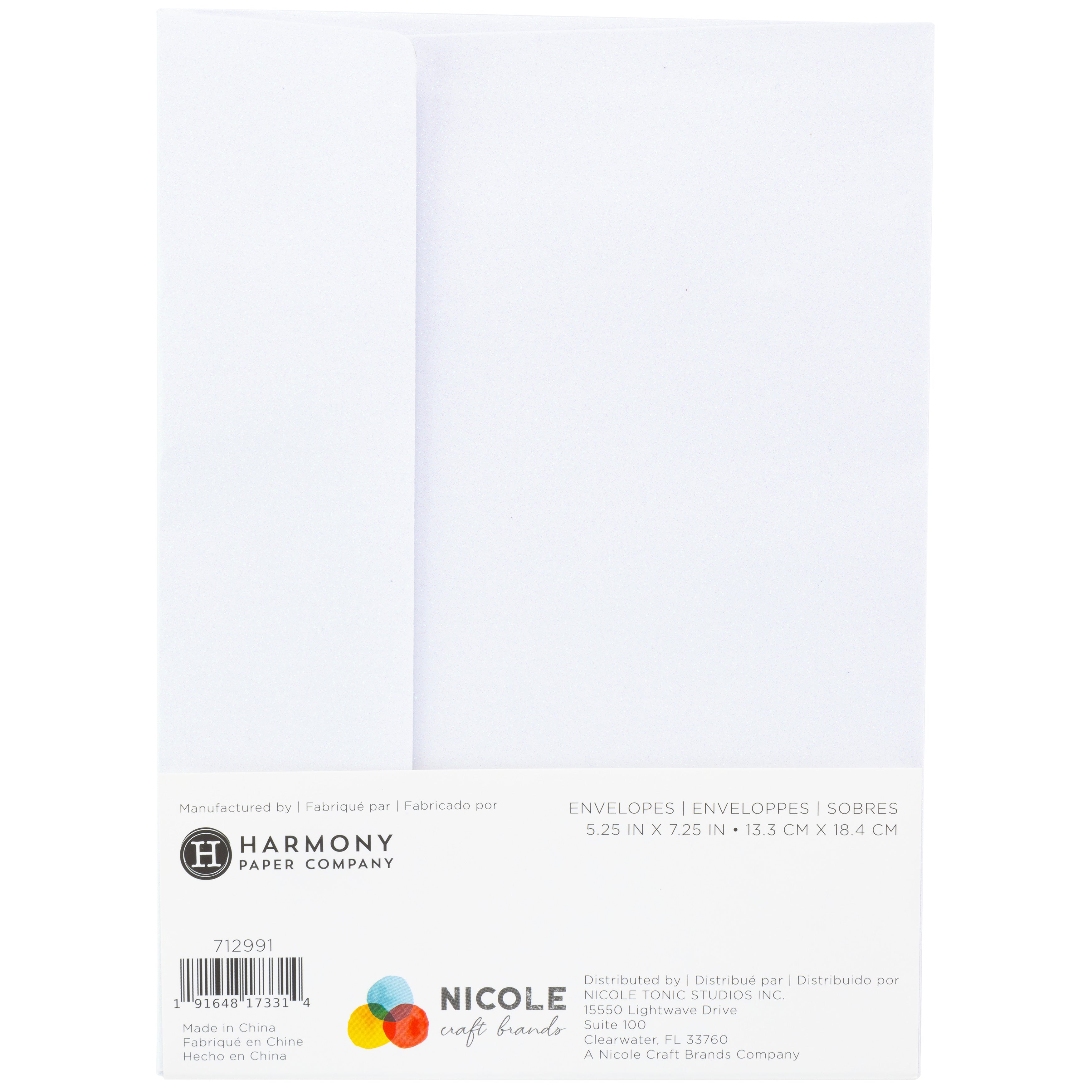 Inkjet Printable Glitter Cards & Envelopes from Harmony Paper - Assorted Styles