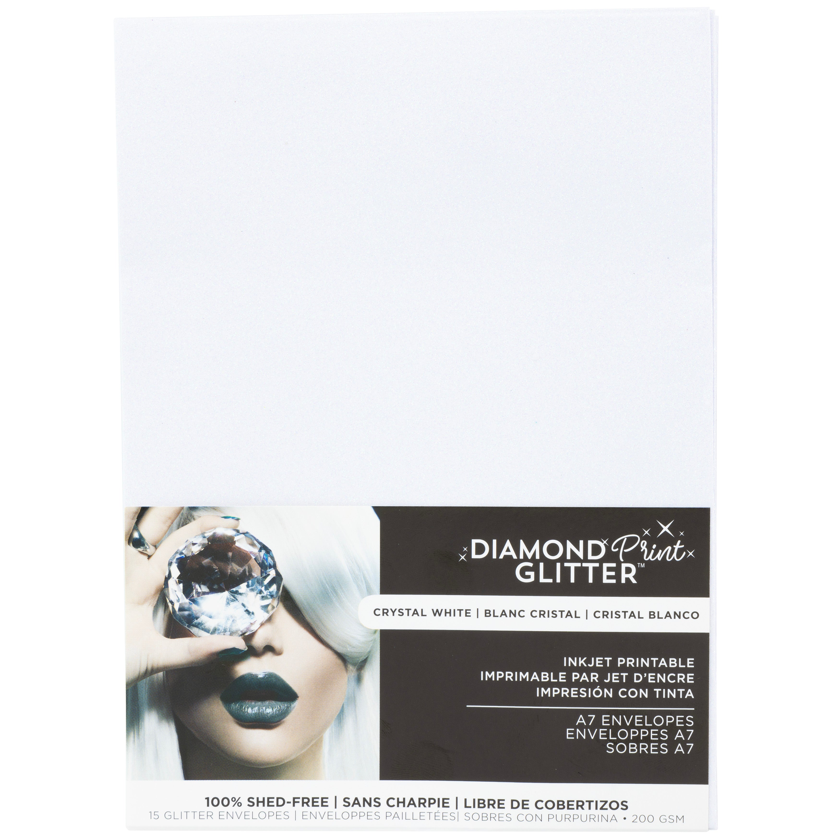 Inkjet Printable Glitter Cards & Envelopes from Harmony Paper - Assorted Styles