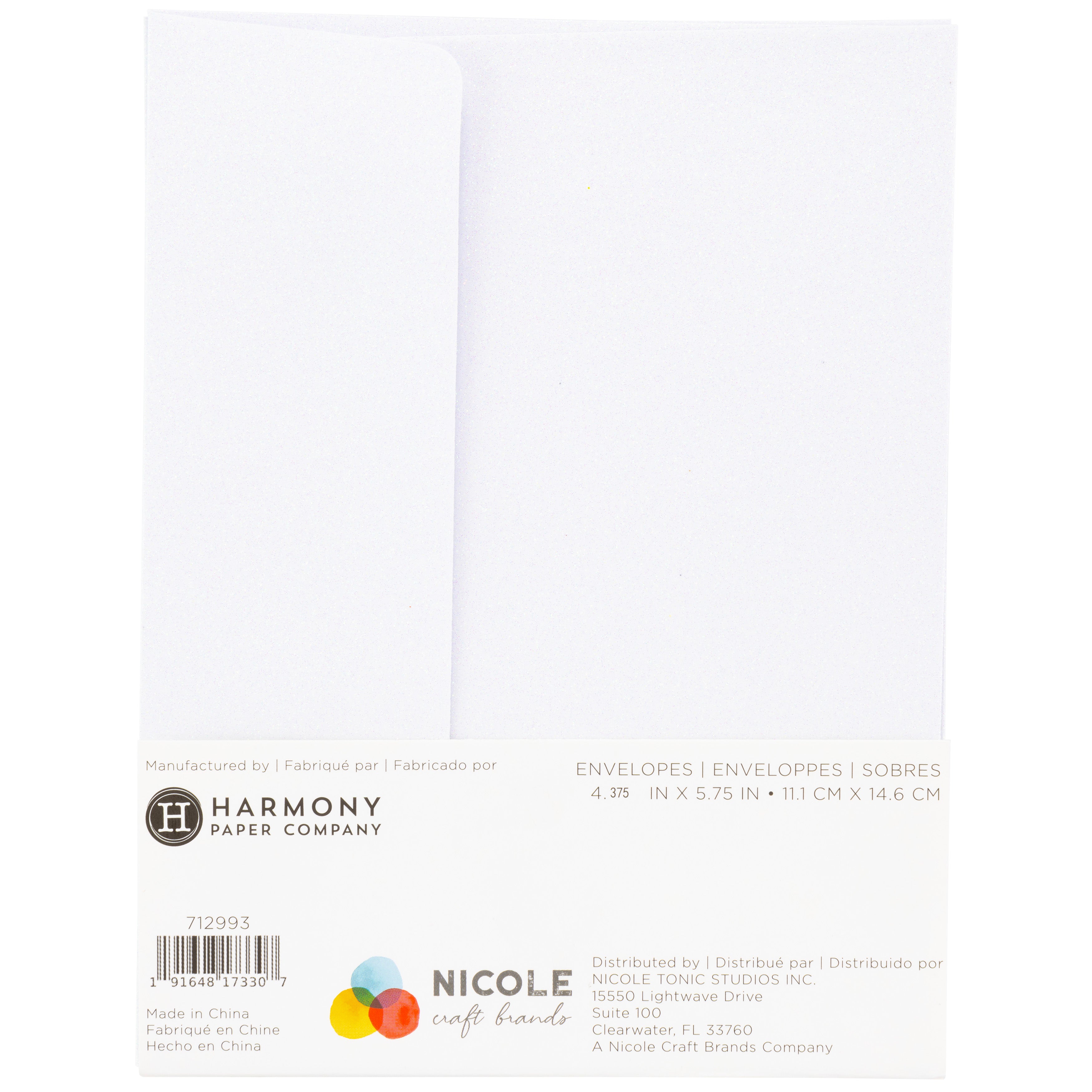 Inkjet Printable Glitter Cards & Envelopes from Harmony Paper - Assorted Styles