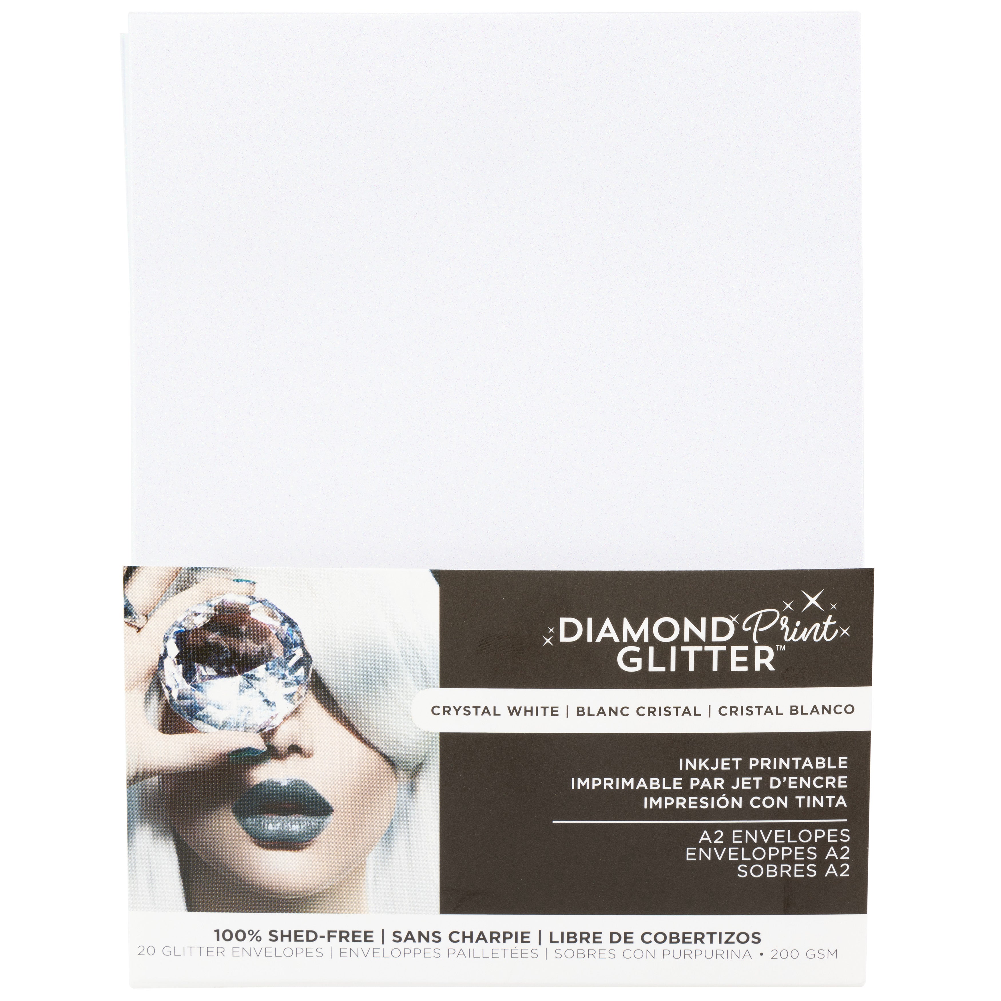 Inkjet Printable Glitter Cards & Envelopes from Harmony Paper - Assorted Styles