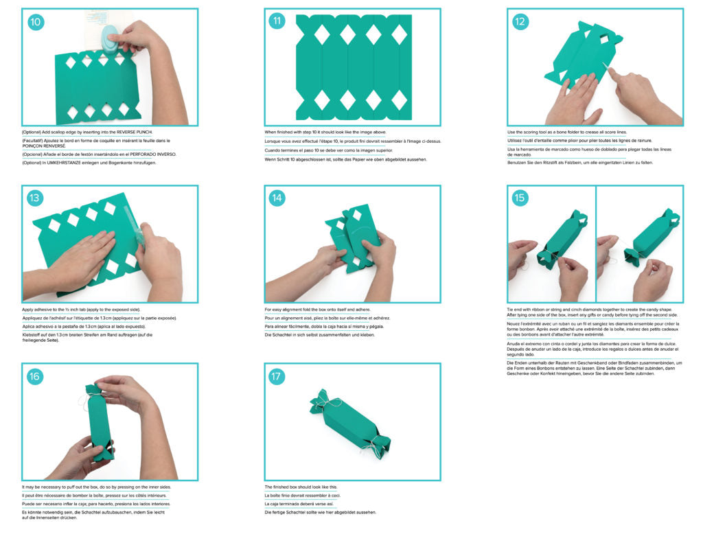 Candy Box Punch Board American Crafts