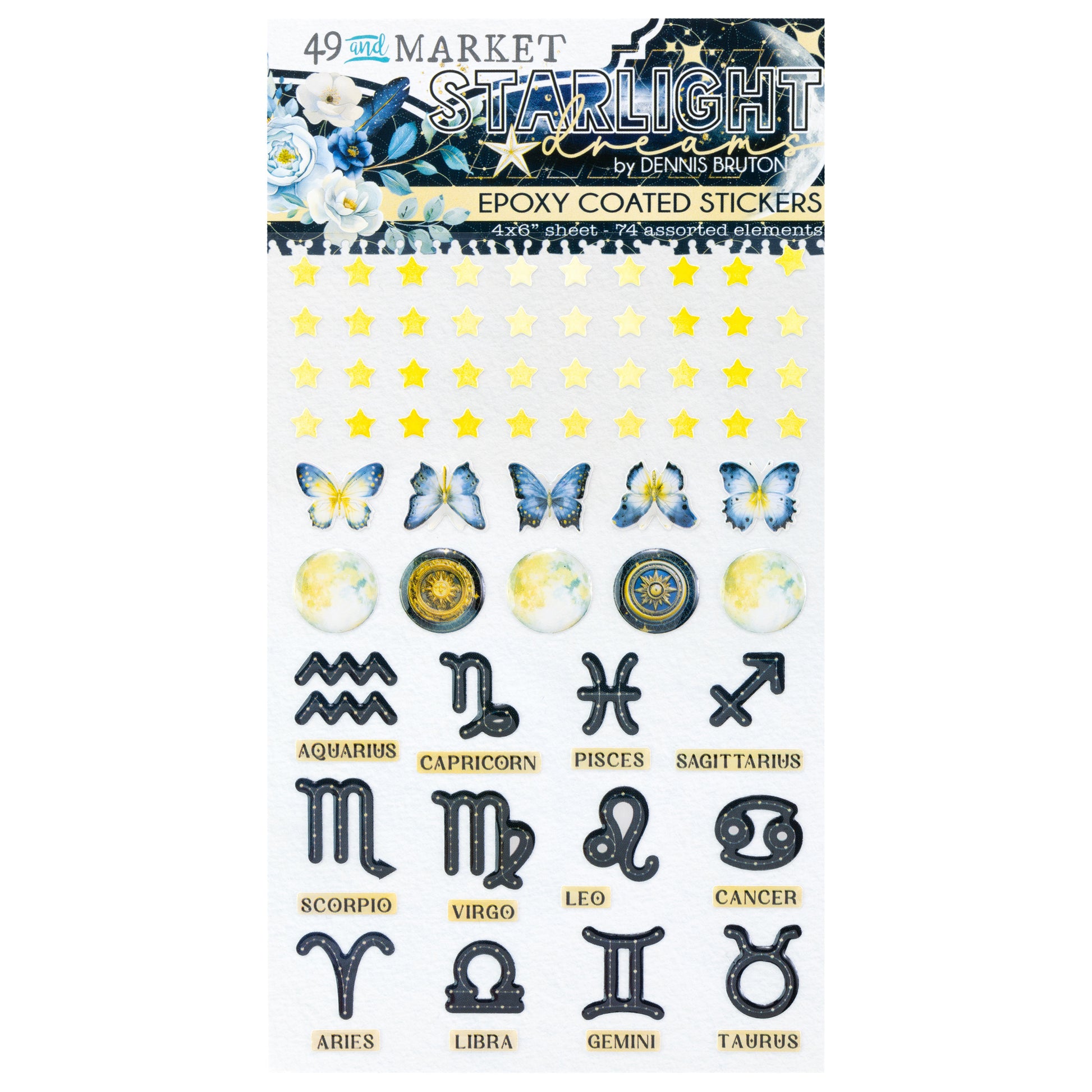 49 And Market Epoxy Stickers