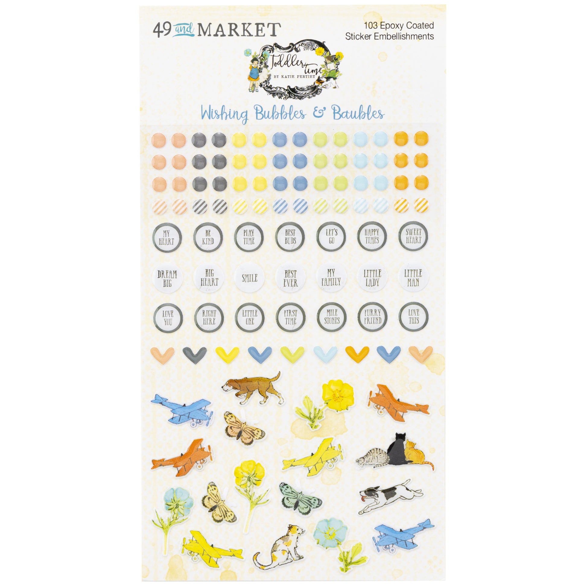 49 And Market Epoxy Stickers