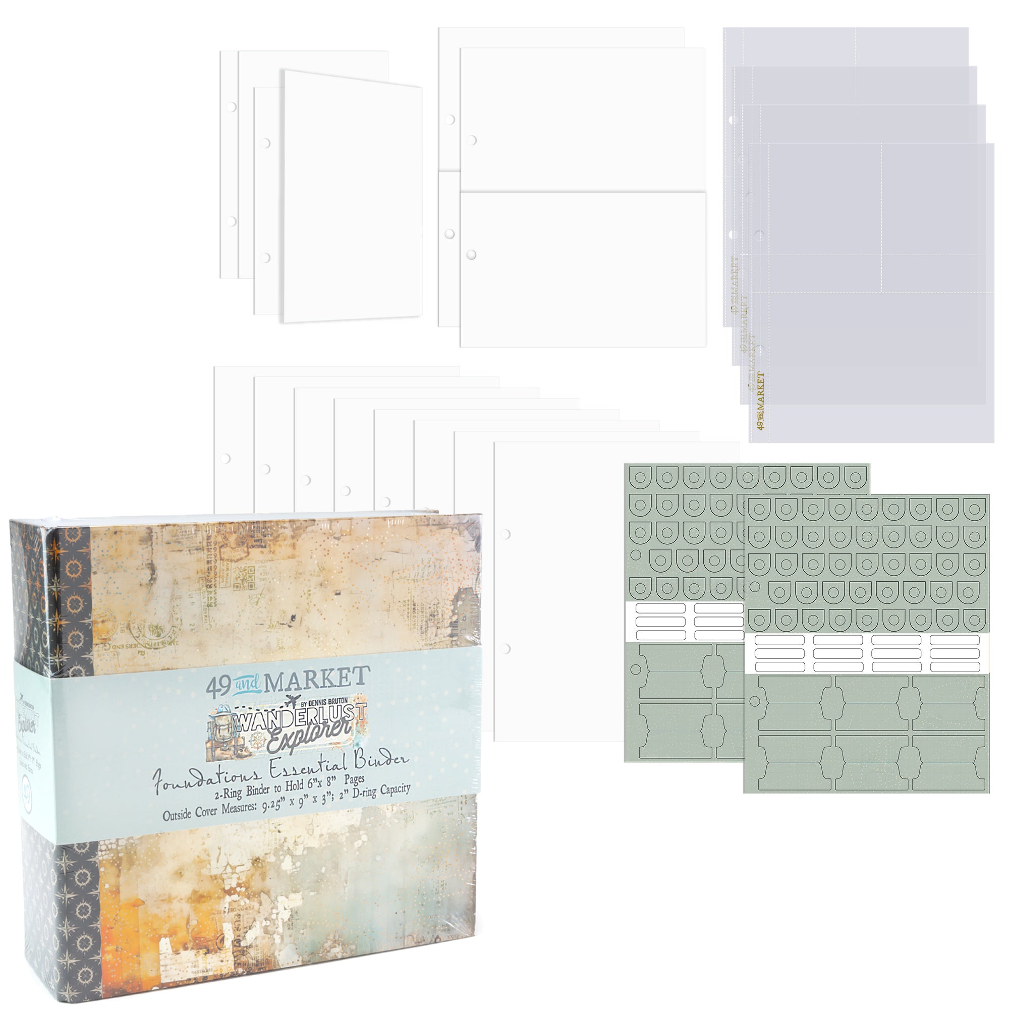 49 And Market Wanderlust Explorer Foundations Binder