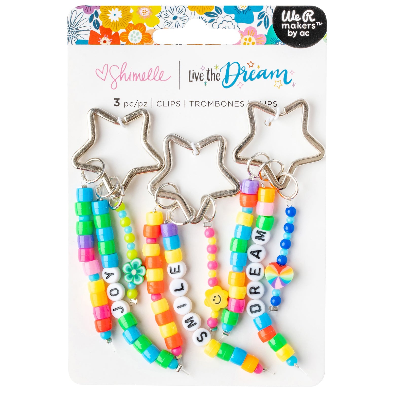 Shimelle Live The Dream Beaded Clips Set