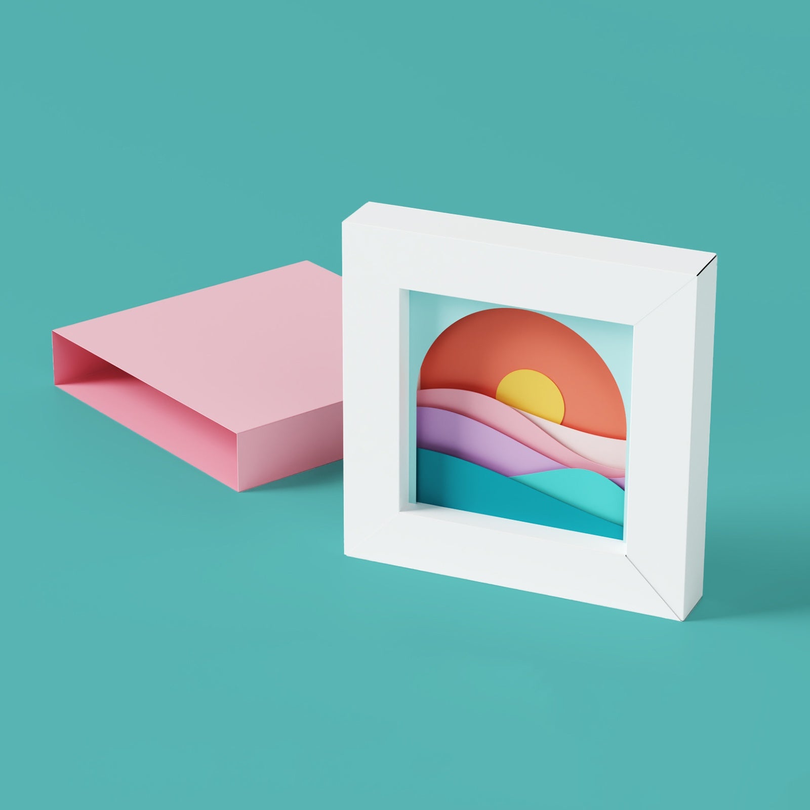 We R Makers Shadow Box Punch Board