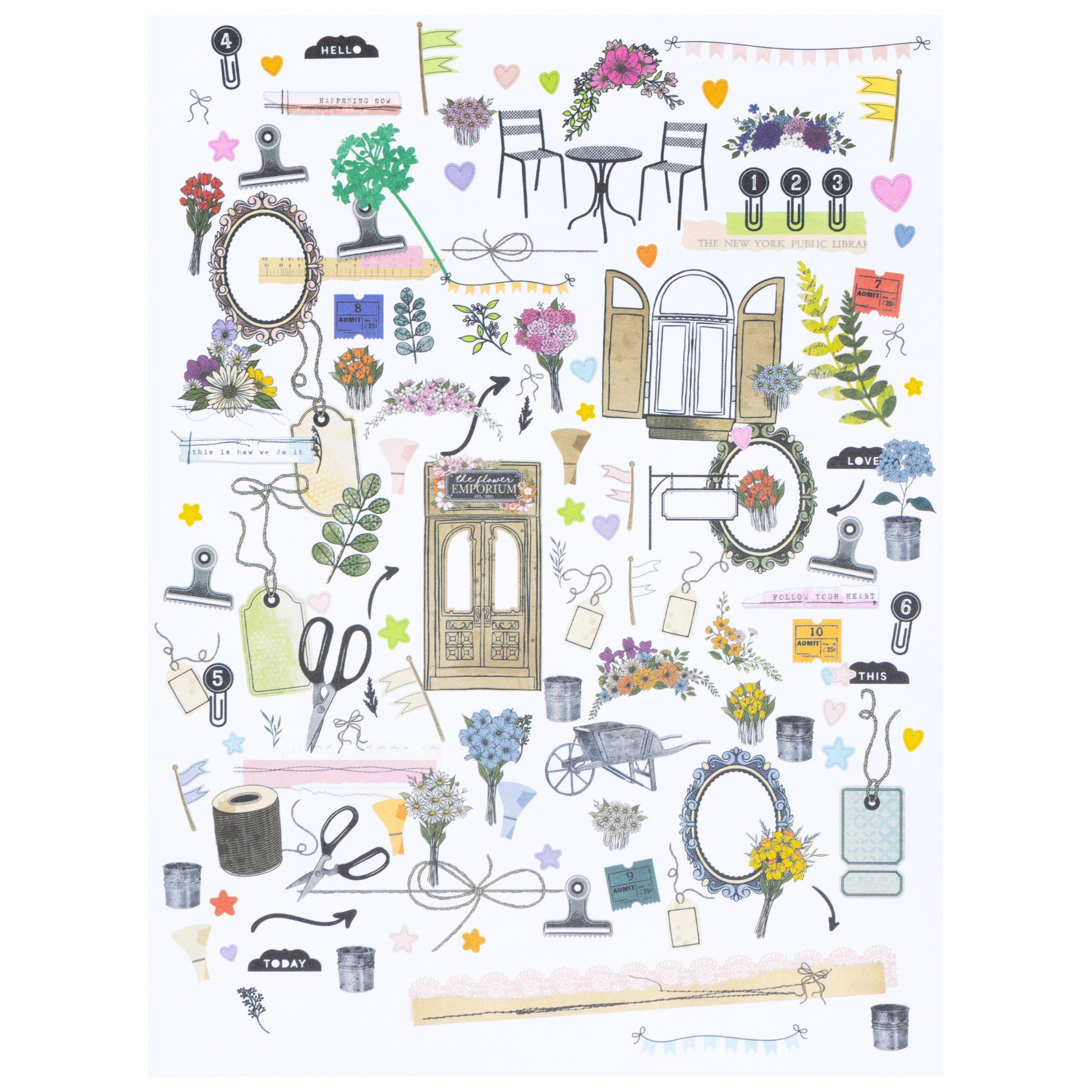 49 and Market Laser Cut-Out Elements