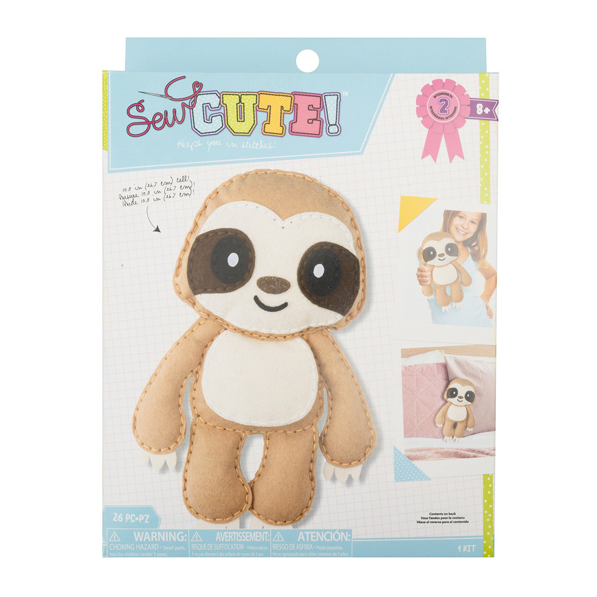AC Kids Felt Sewing Kit - Sloth