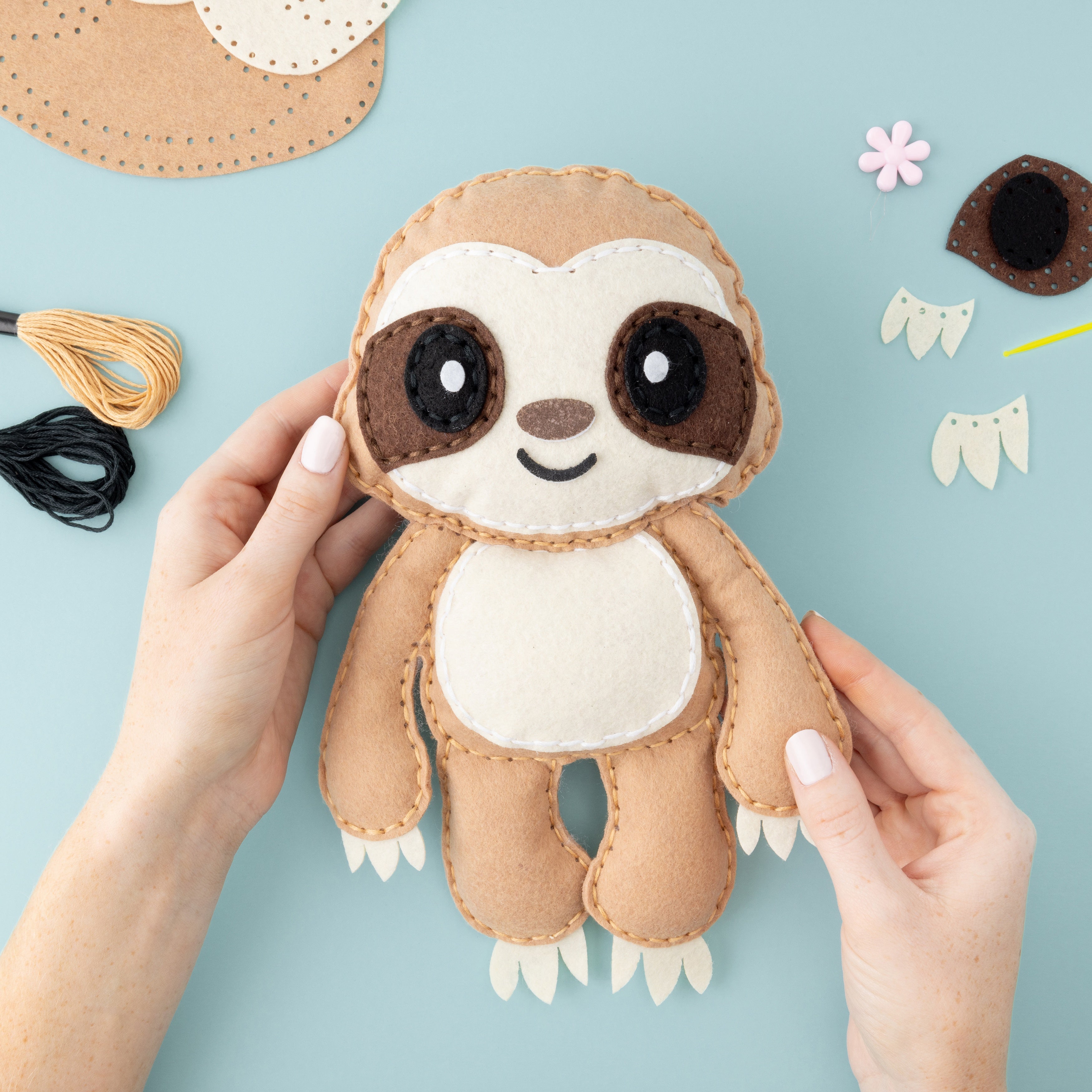 AC Kids Felt Sewing Kit - Sloth