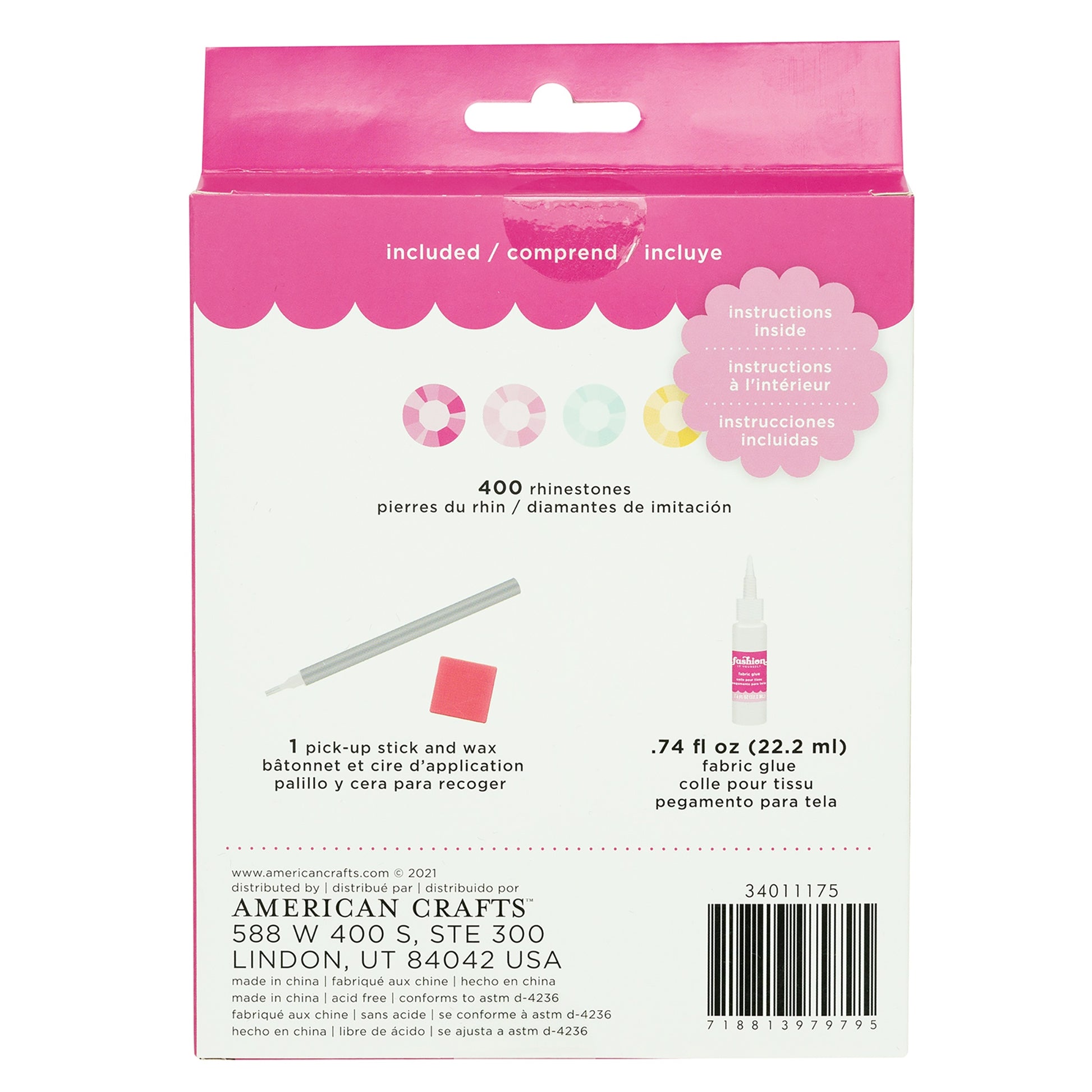 Damask Love Fashion It Yourself Rhinestone Kit