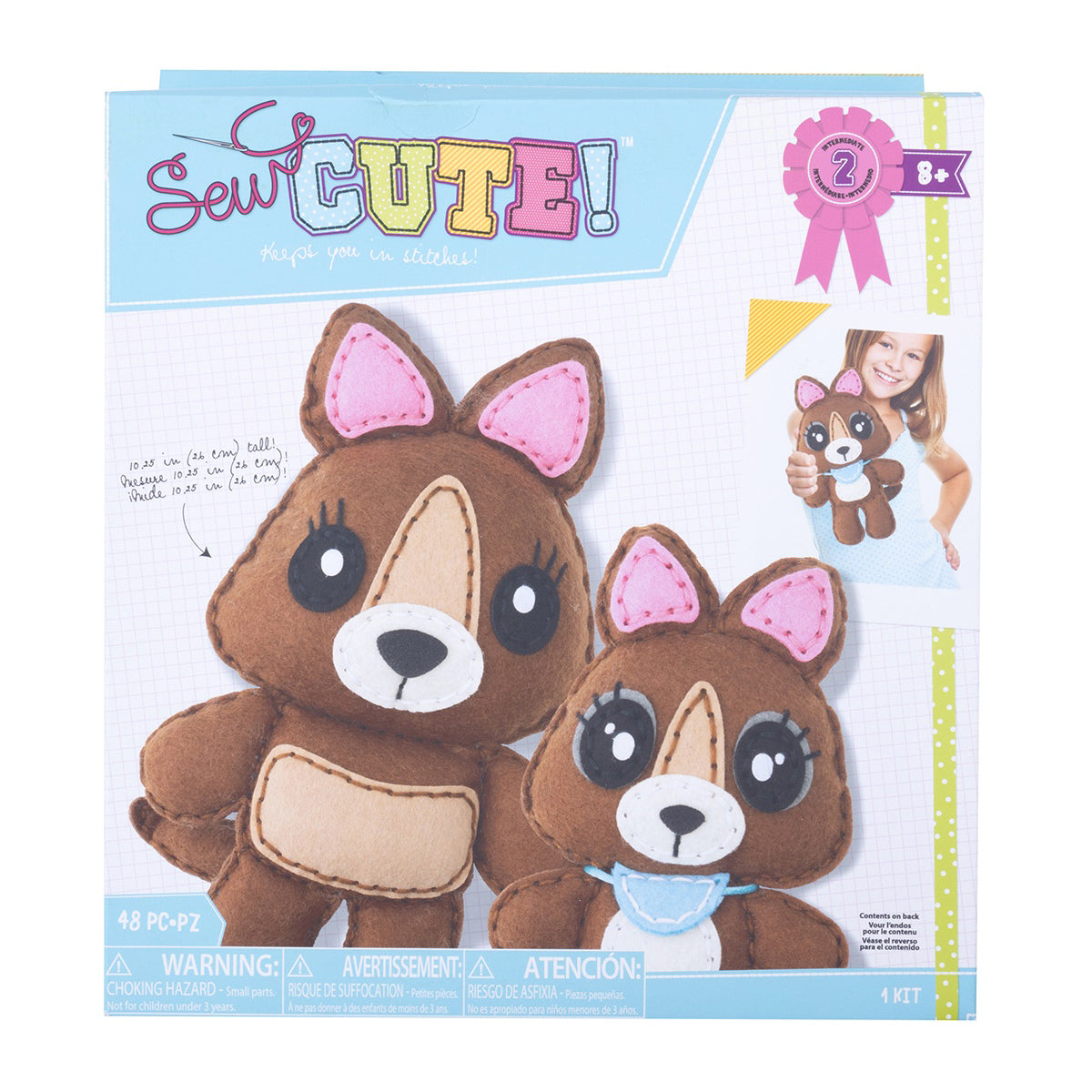 AC Kids Felt Sewing Kit - Kangaroo and Joey