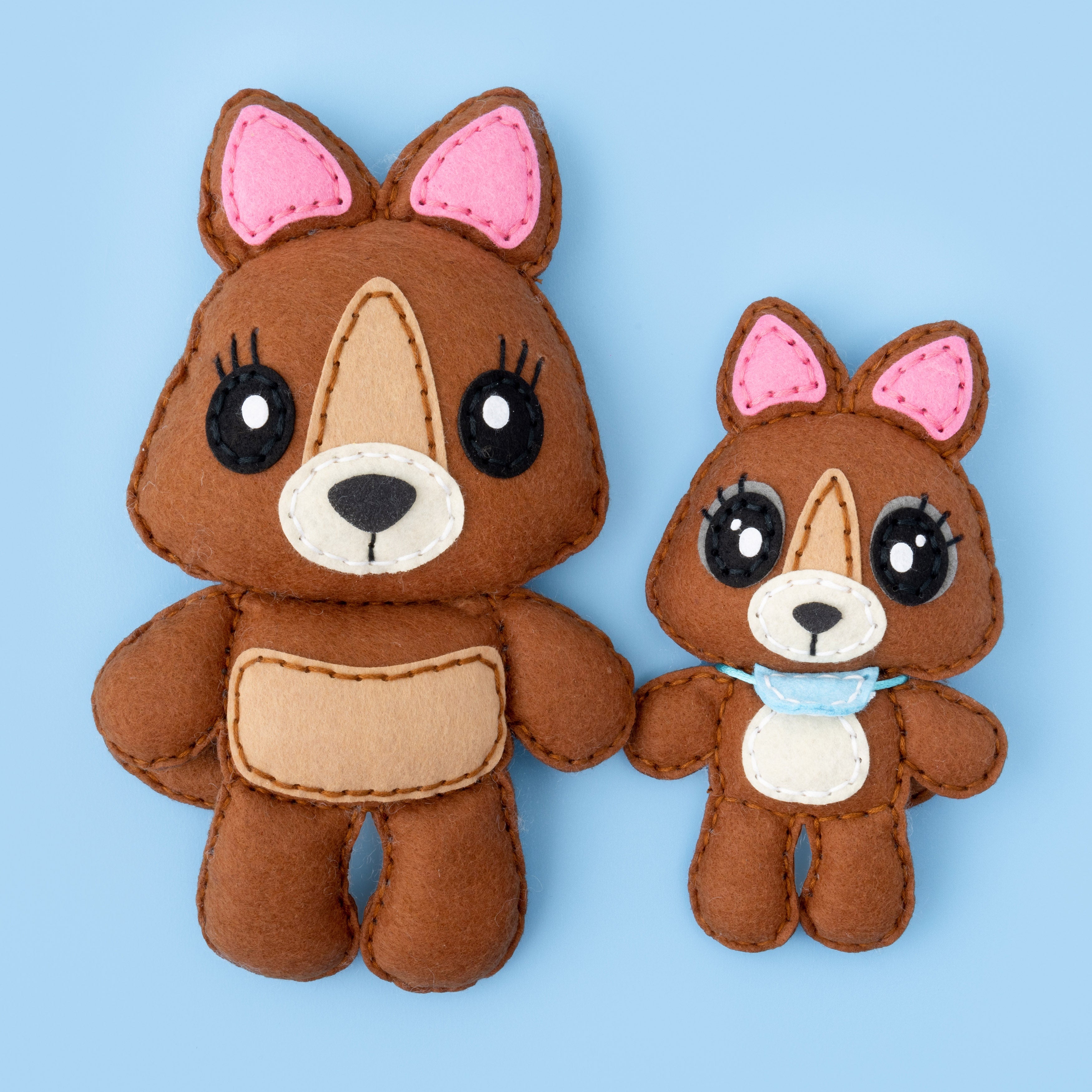 AC Kids Felt Sewing Kit - Kangaroo and Joey