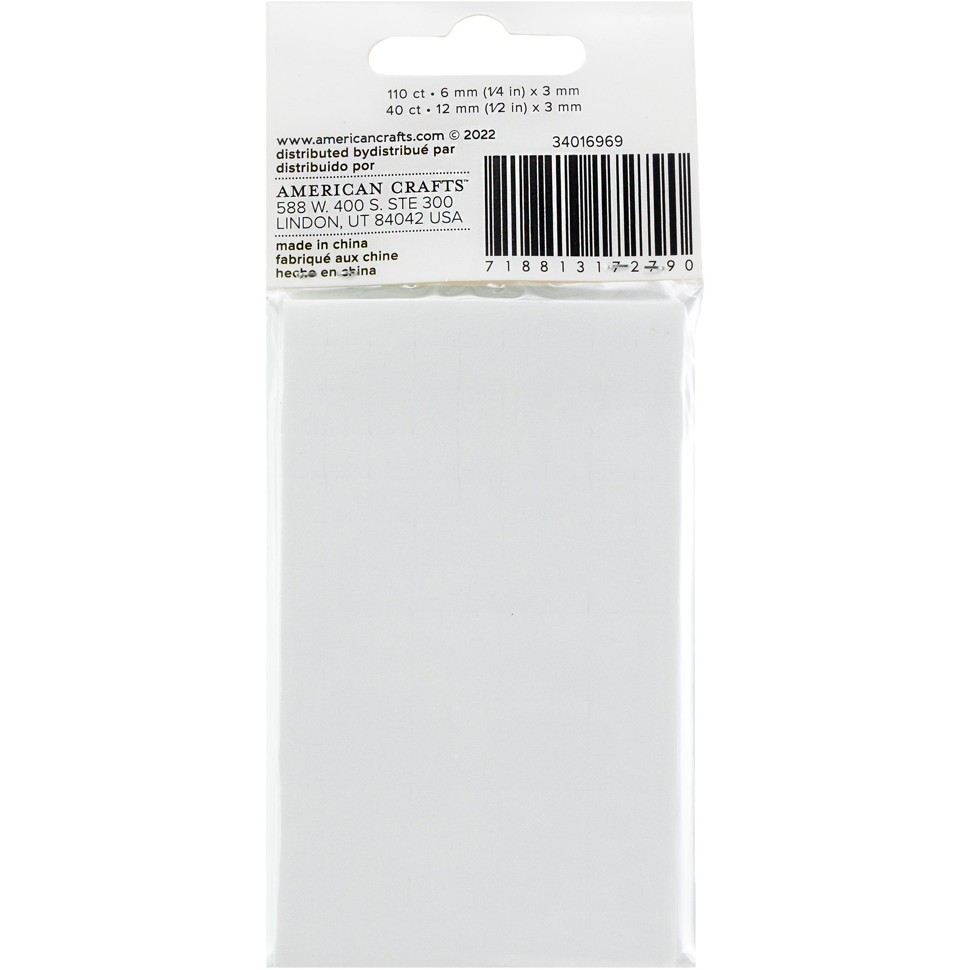 Sticky Thumb Dimensional Adhesive Foam Tabs
