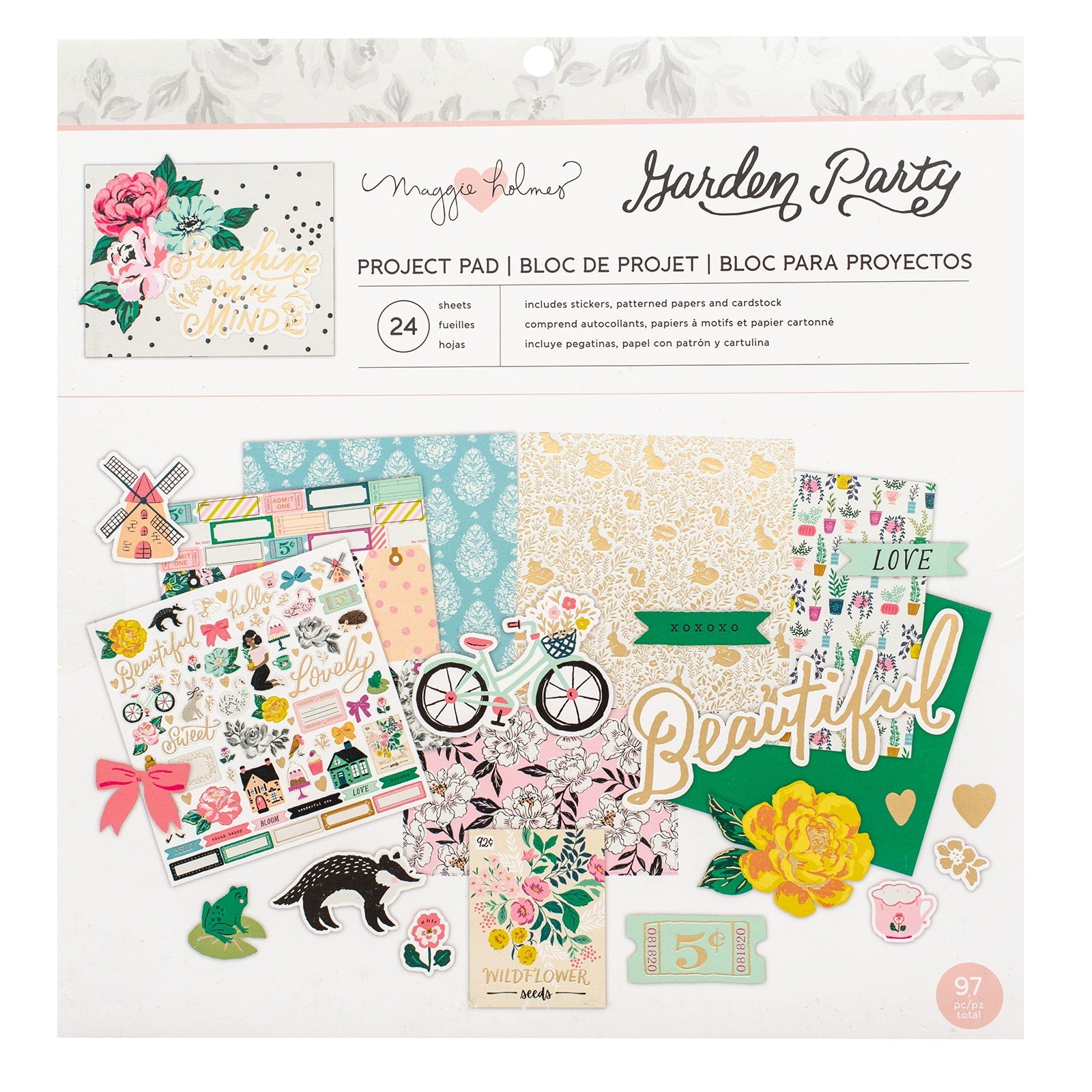 Maggie Holmes Garden Party 12x12" Paper Project Pad
