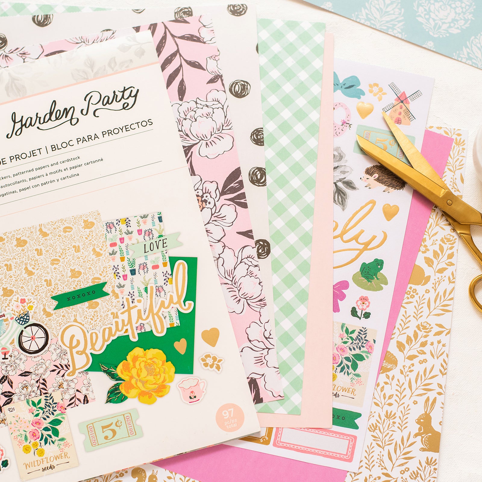 Maggie Holmes Garden Party 12x12" Paper Project Pad