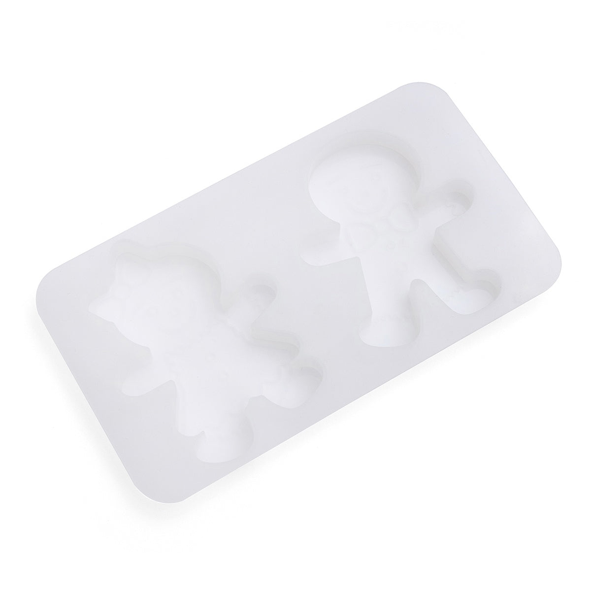 AC Color Pour Gingerbread Coaster Resin Mold