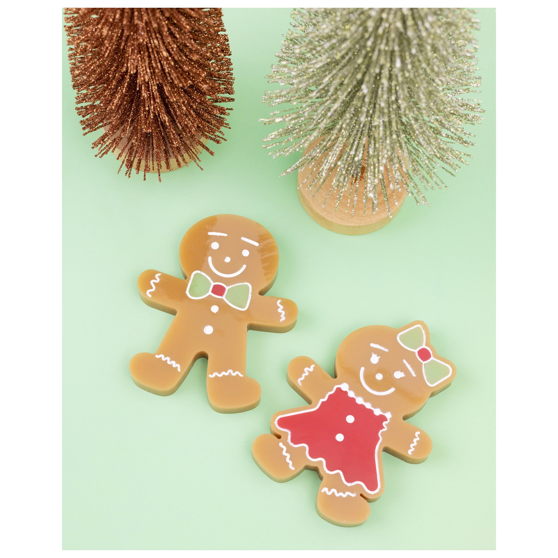 AC Color Pour Gingerbread Coaster Resin Mold
