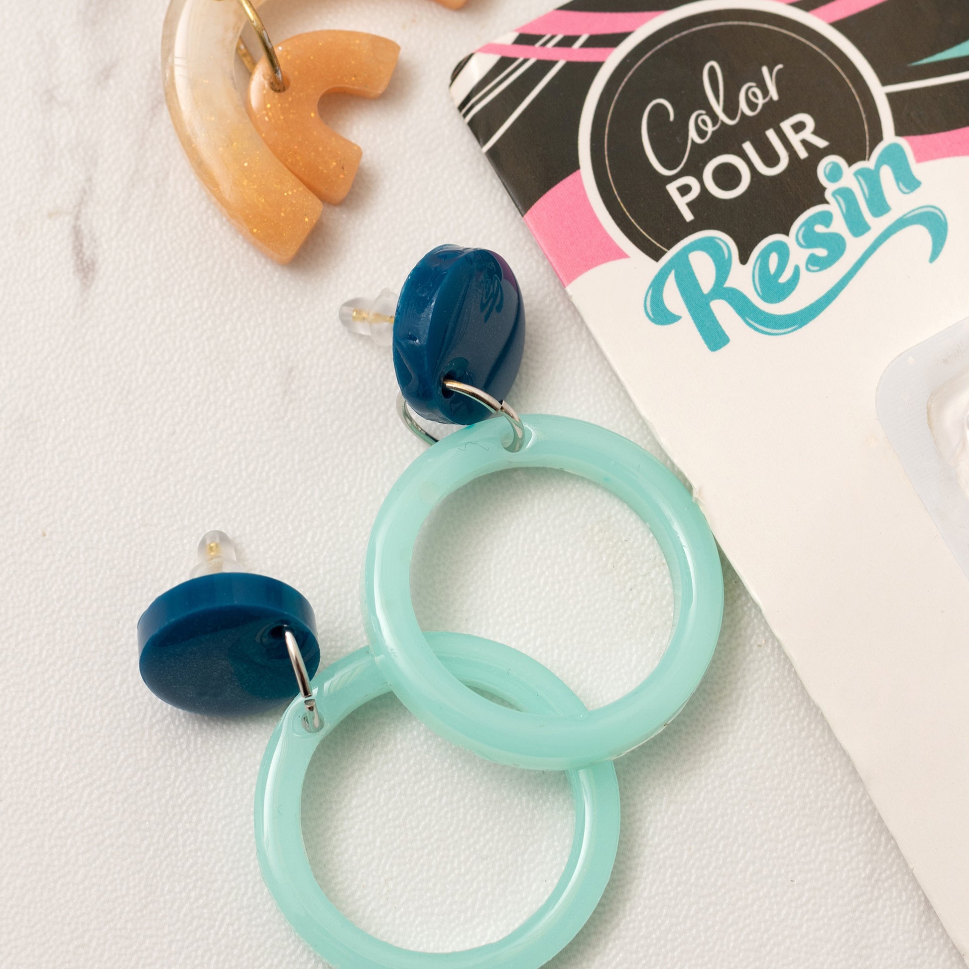 AC Color Pour Earrings Resin Mold Set