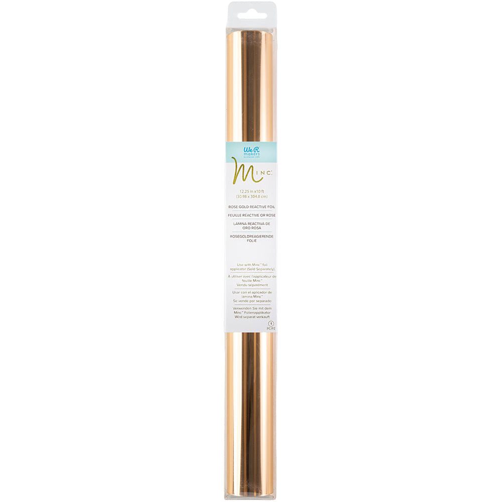 We R Minc Reactive Foil 10ft - Rose Gold - 3 pack