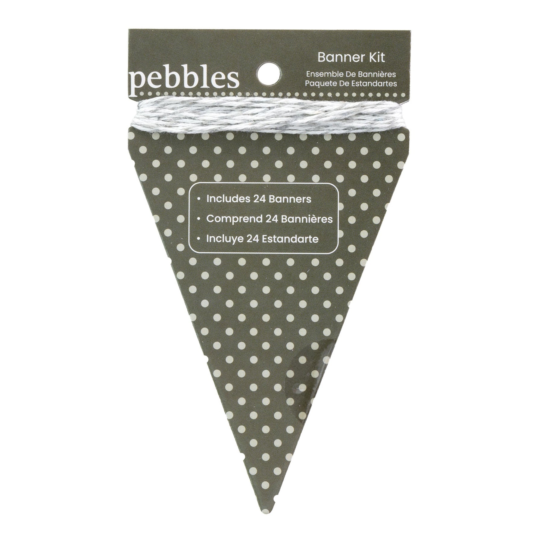 Pebbles Banner Kit - Assorted Styles, 3 pack