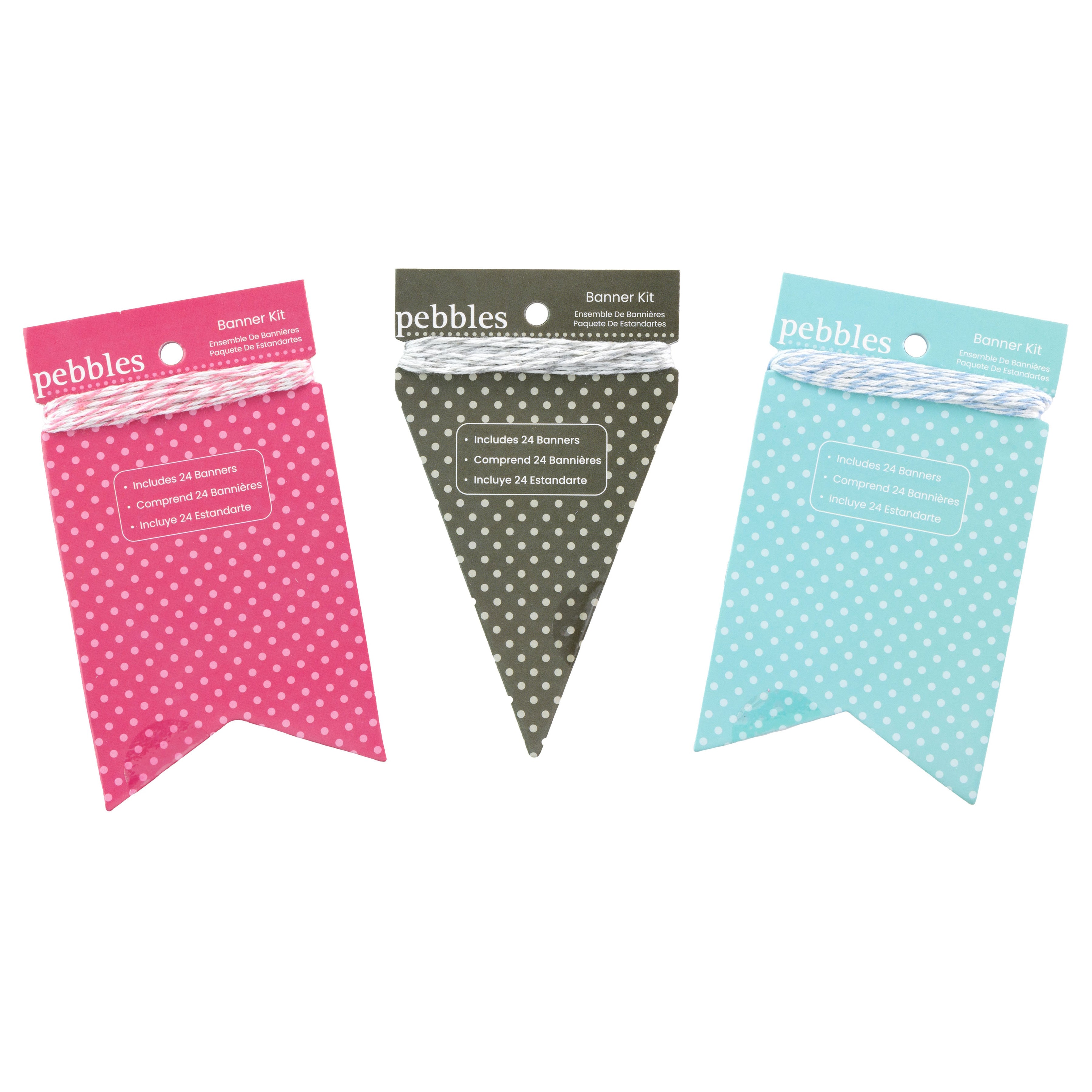 Pebbles Assorted Banner Kit