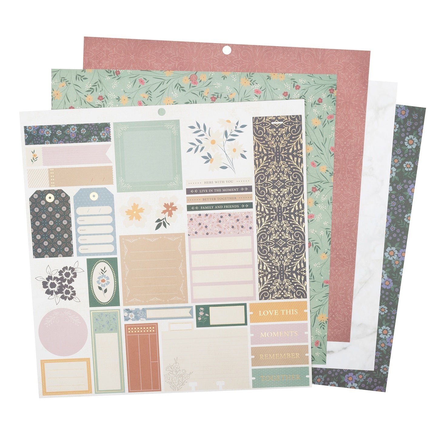 DCWV 12x12" Premium Paper Pack - Assorted Styles