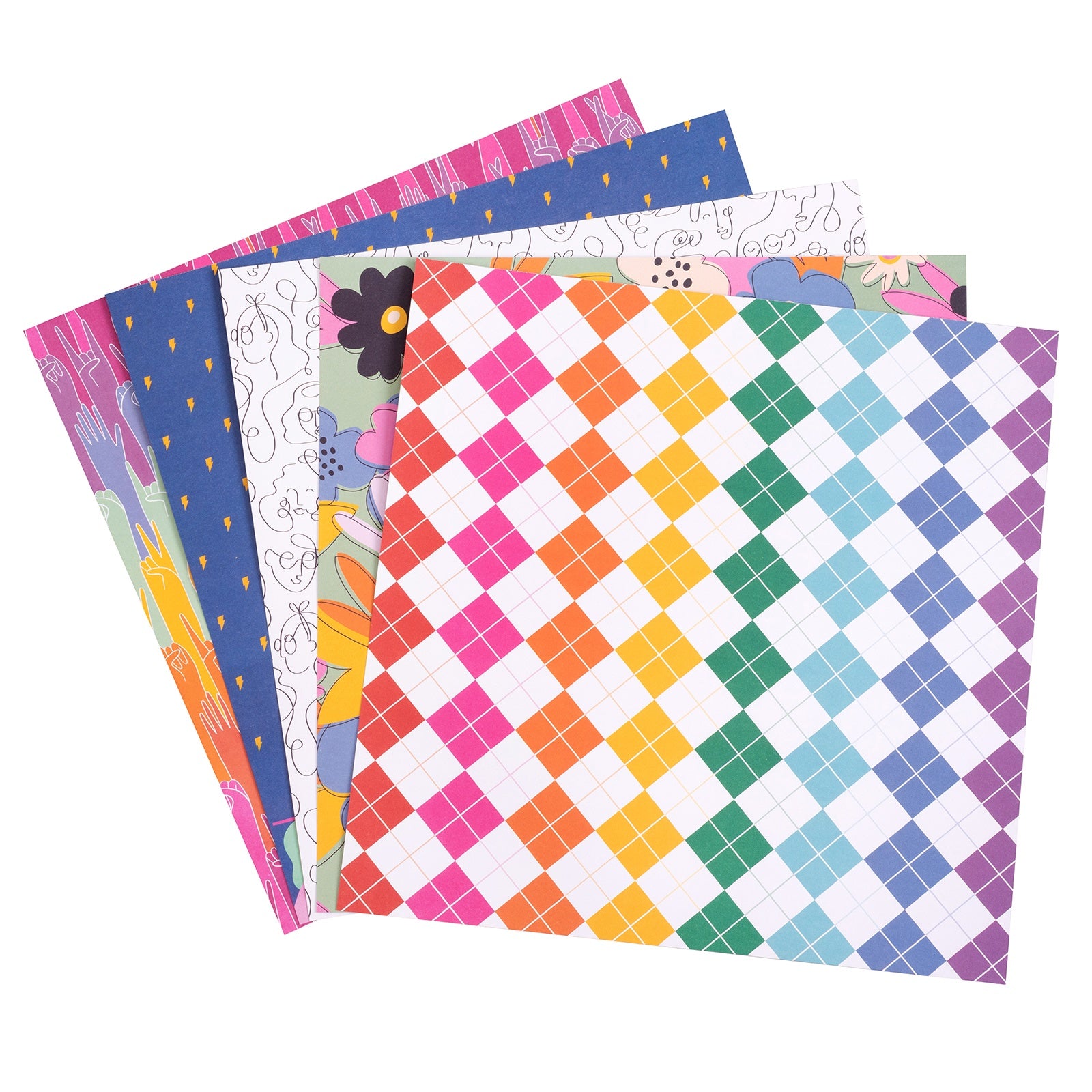 Damask Love Girl Power 12x12" Paper Pad