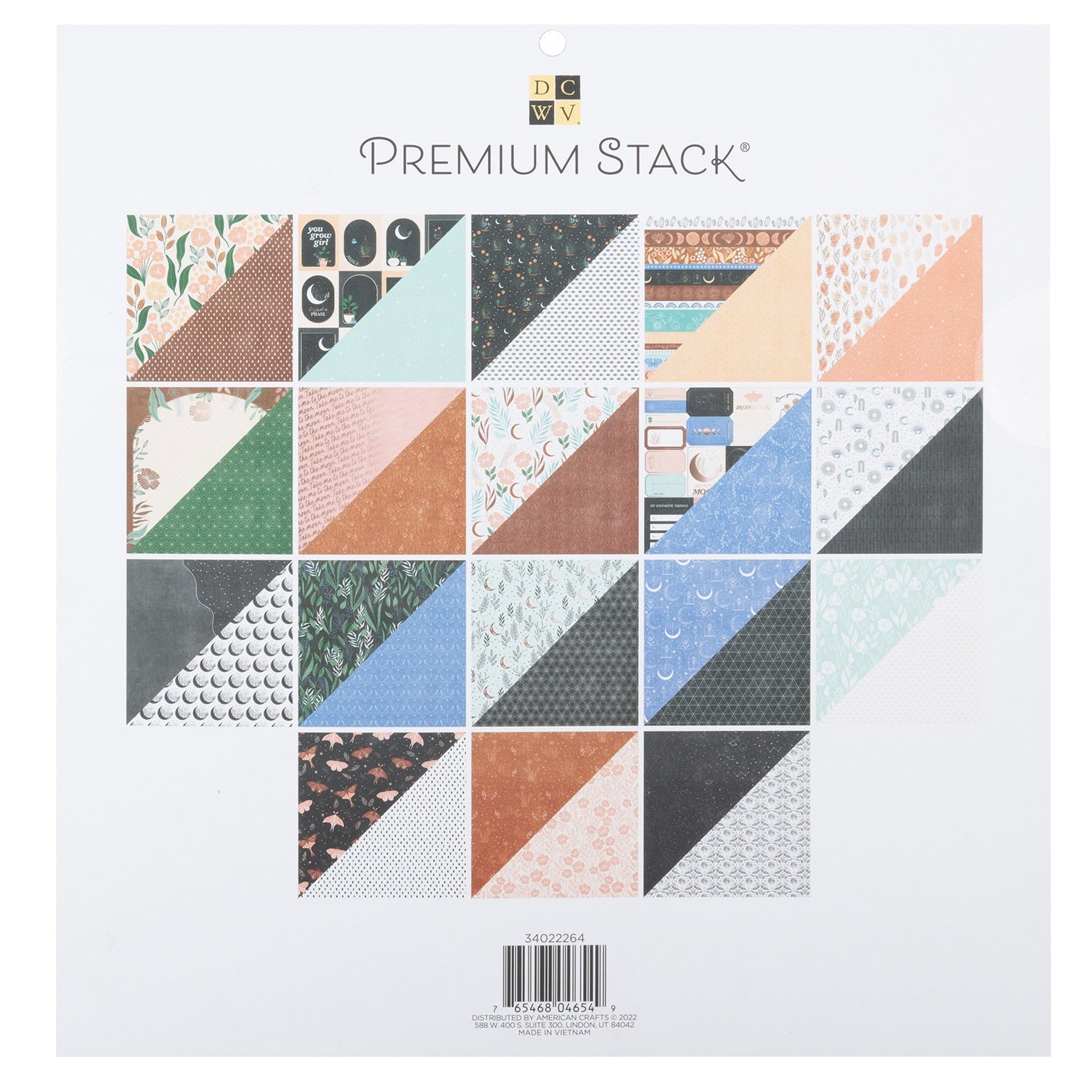 DCWV 12x12" Premium Paper Pack - Assorted Styles