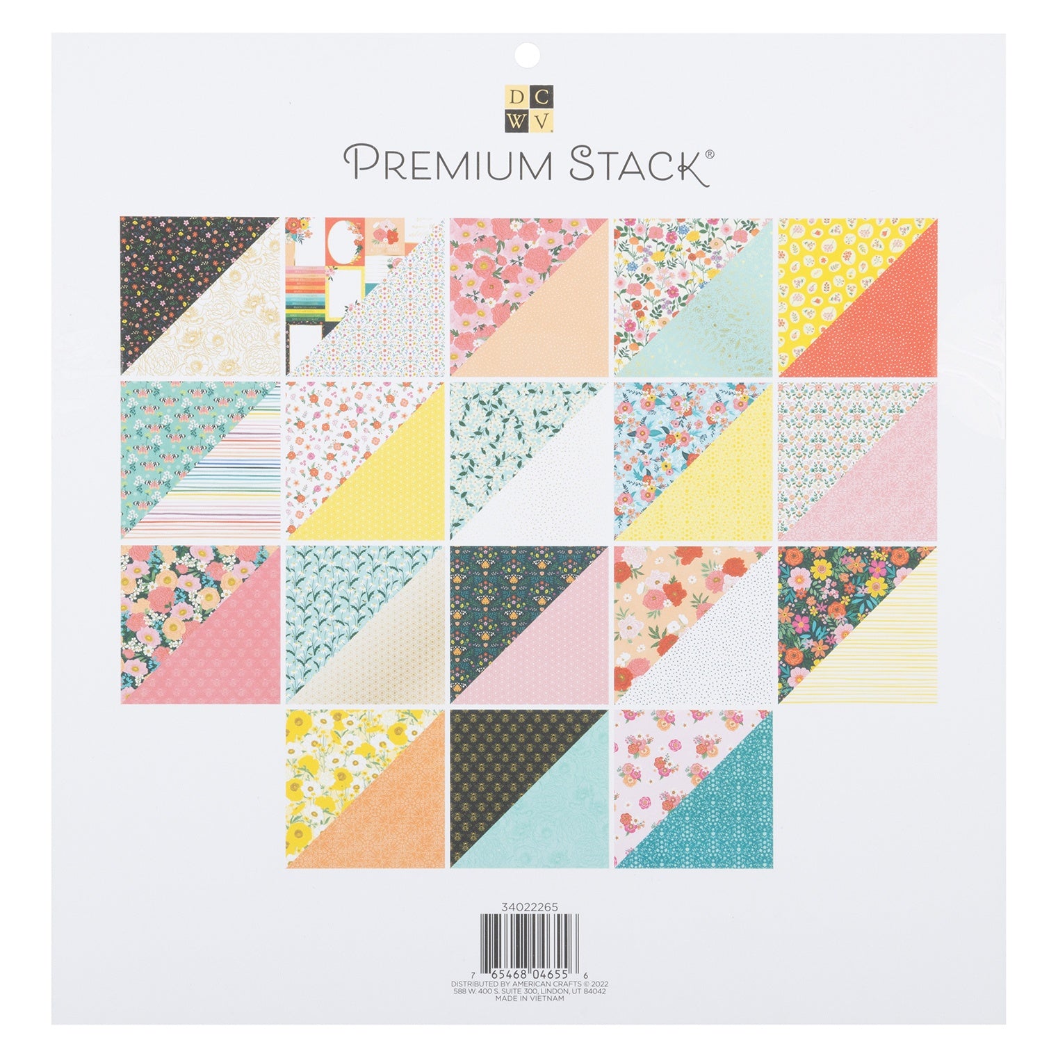 DCWV 12x12" Premium Paper Pack - Assorted Styles