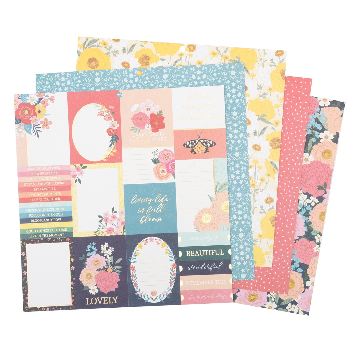 DCWV 12x12" Premium Paper Pack - Assorted Styles
