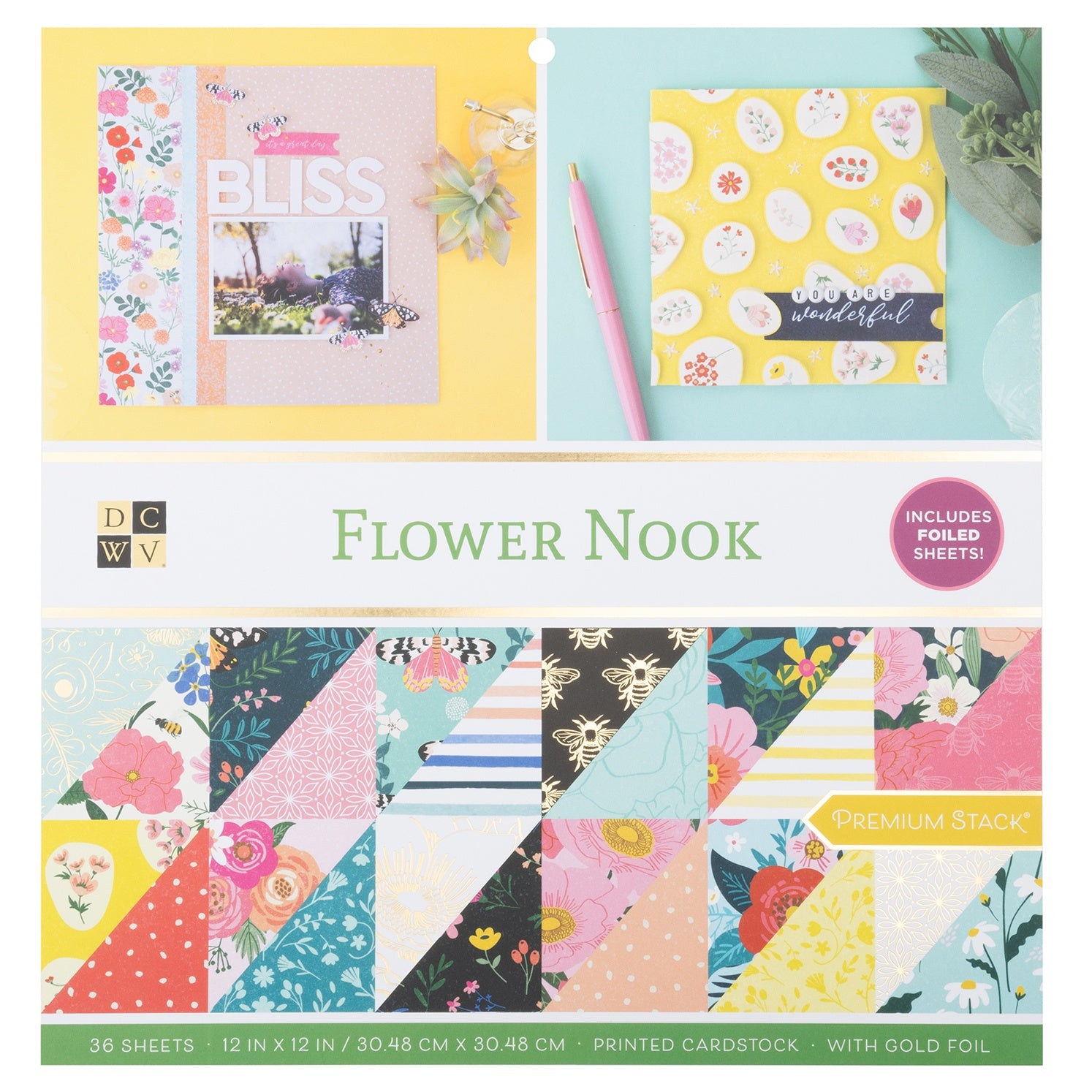 DCWV 12x12" Premium Paper Pack