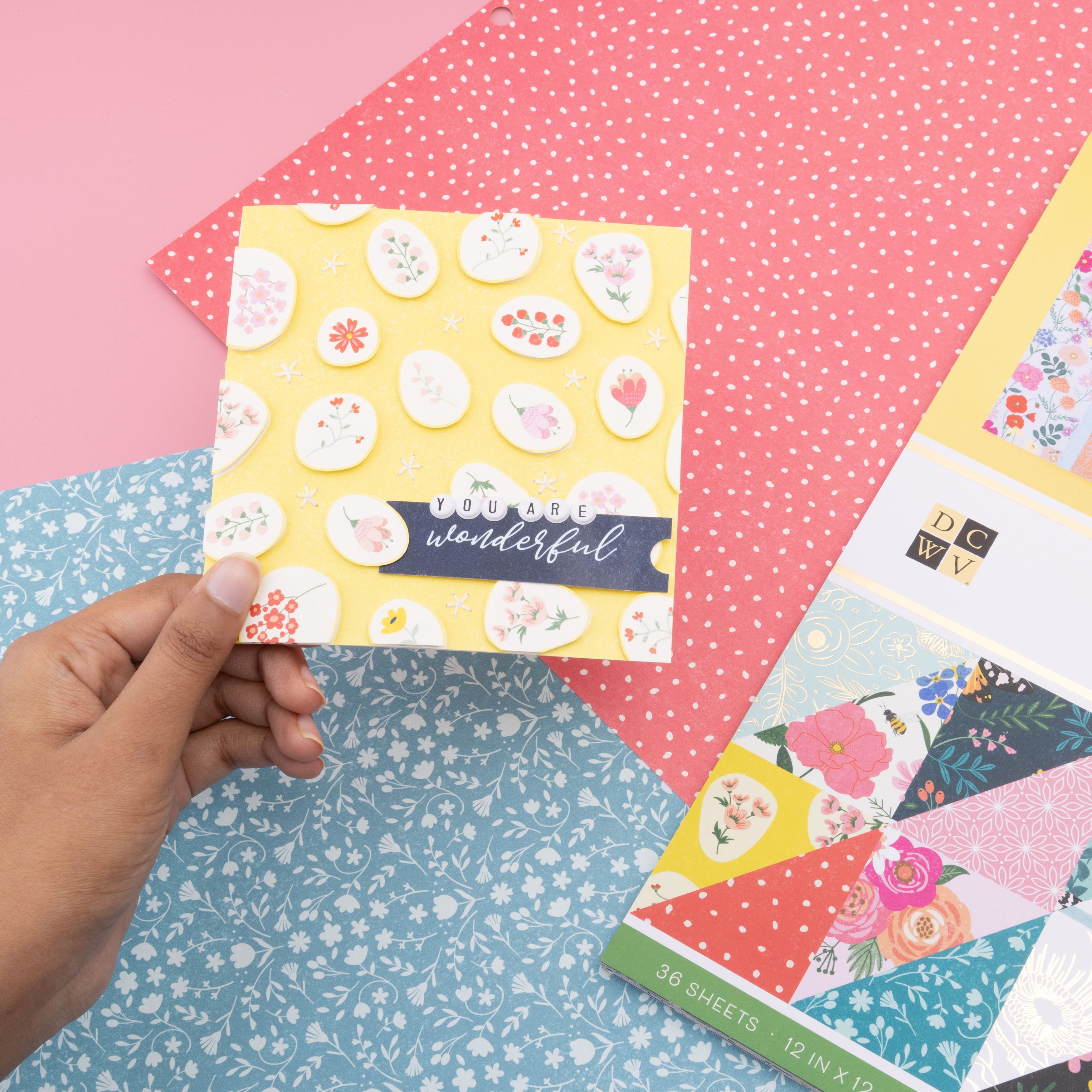 DCWV 12x12" Premium Paper Pack - Assorted Styles