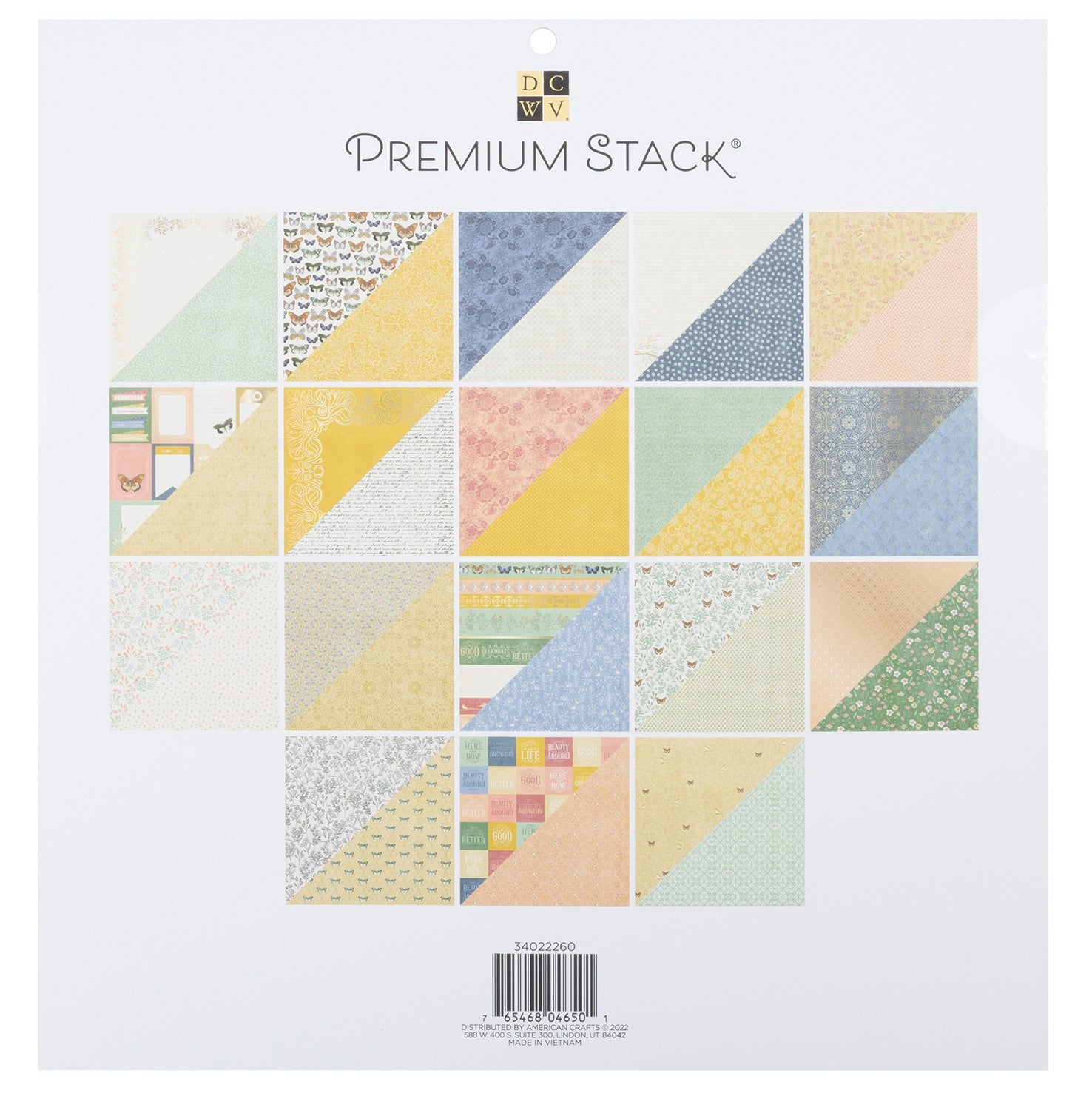 DCWV 12x12" Premium Paper Pack - Assorted Styles