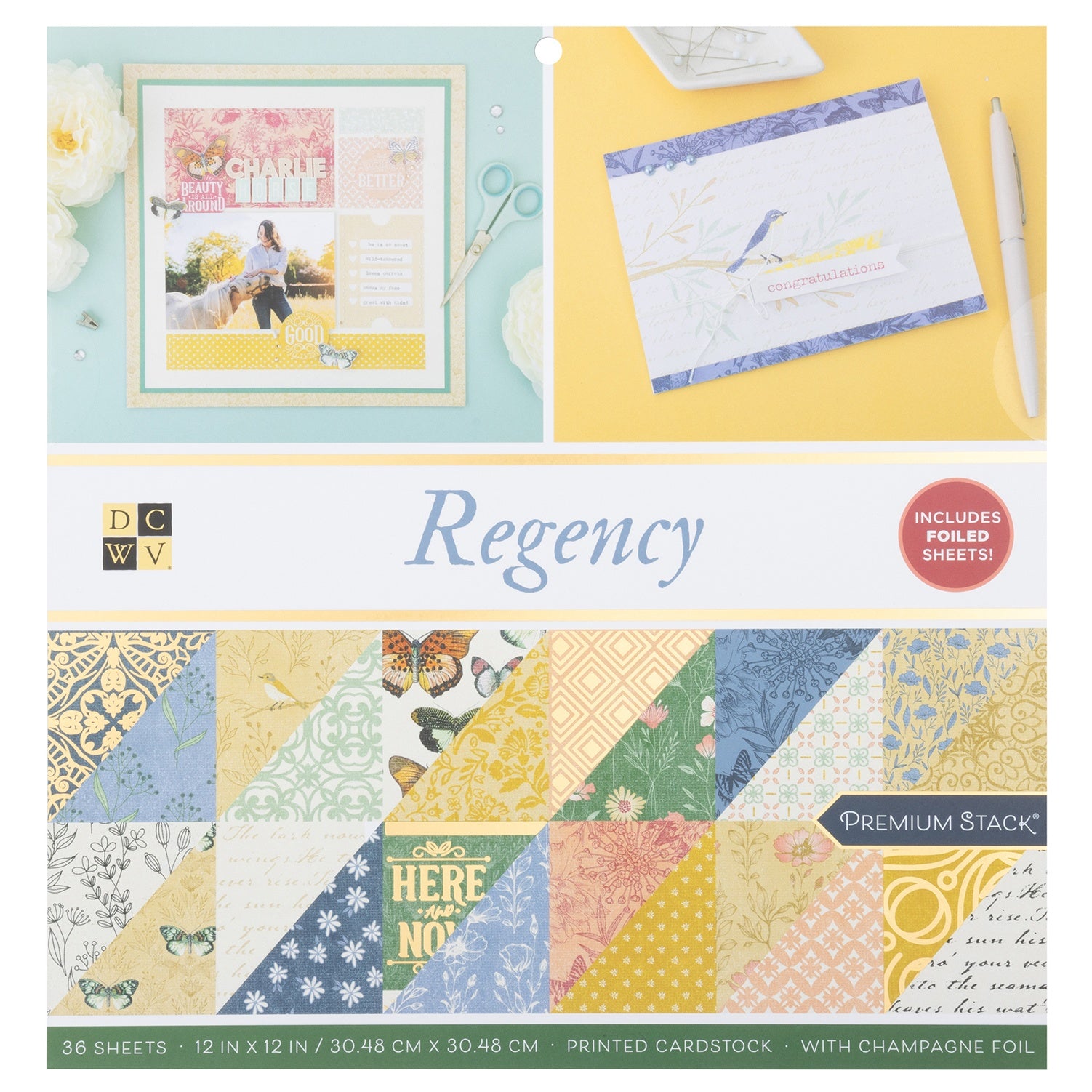 DCWV 12x12" Premium Paper Pack