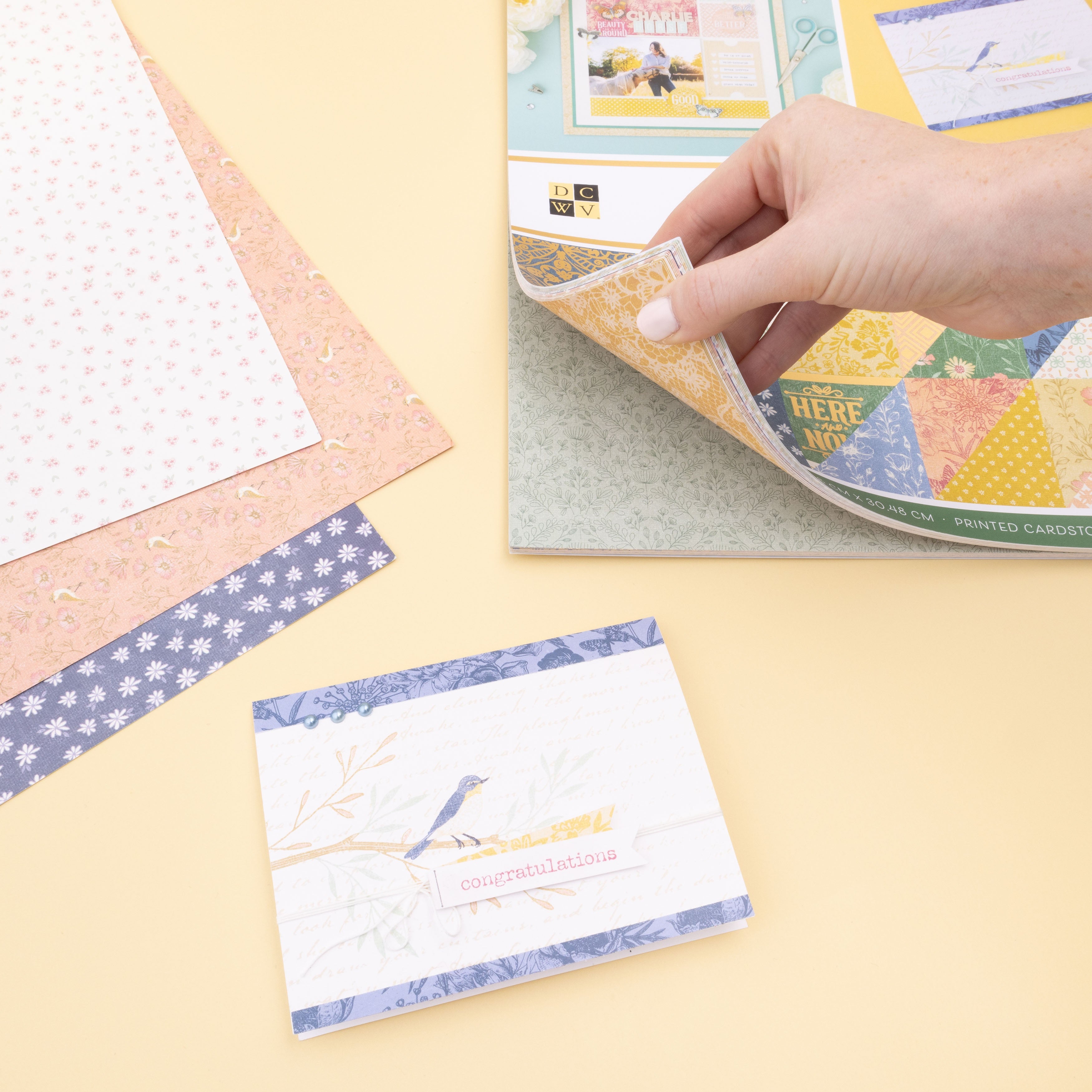 DCWV 12x12" Premium Paper Pack - Assorted Styles