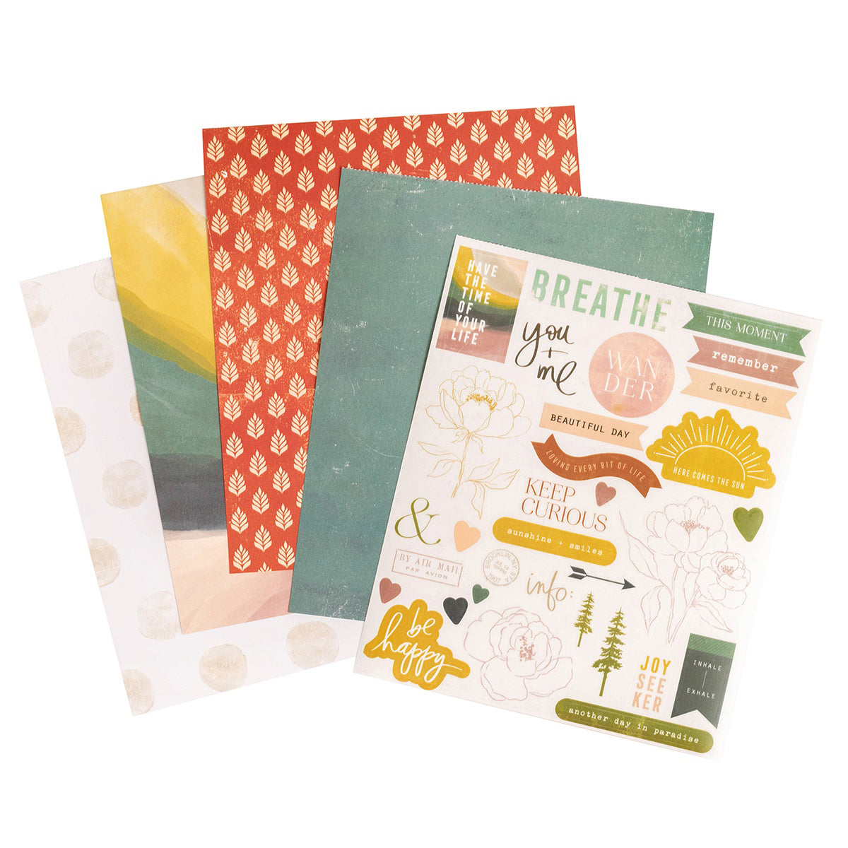 Heidi Swapp Storyline Mountain 12x12" Project Pad