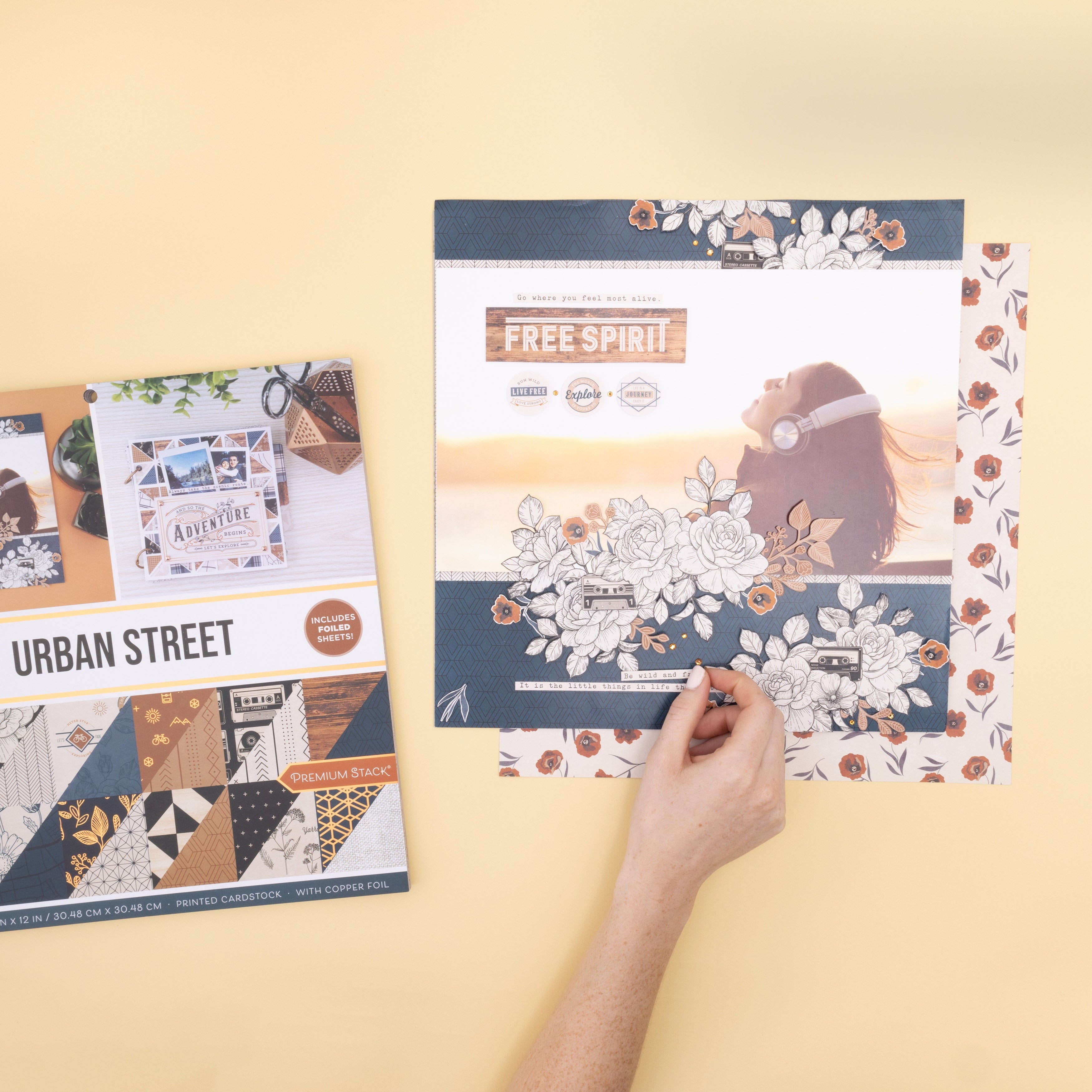 DCWV 12x12" Premium Paper Pack - Assorted Styles