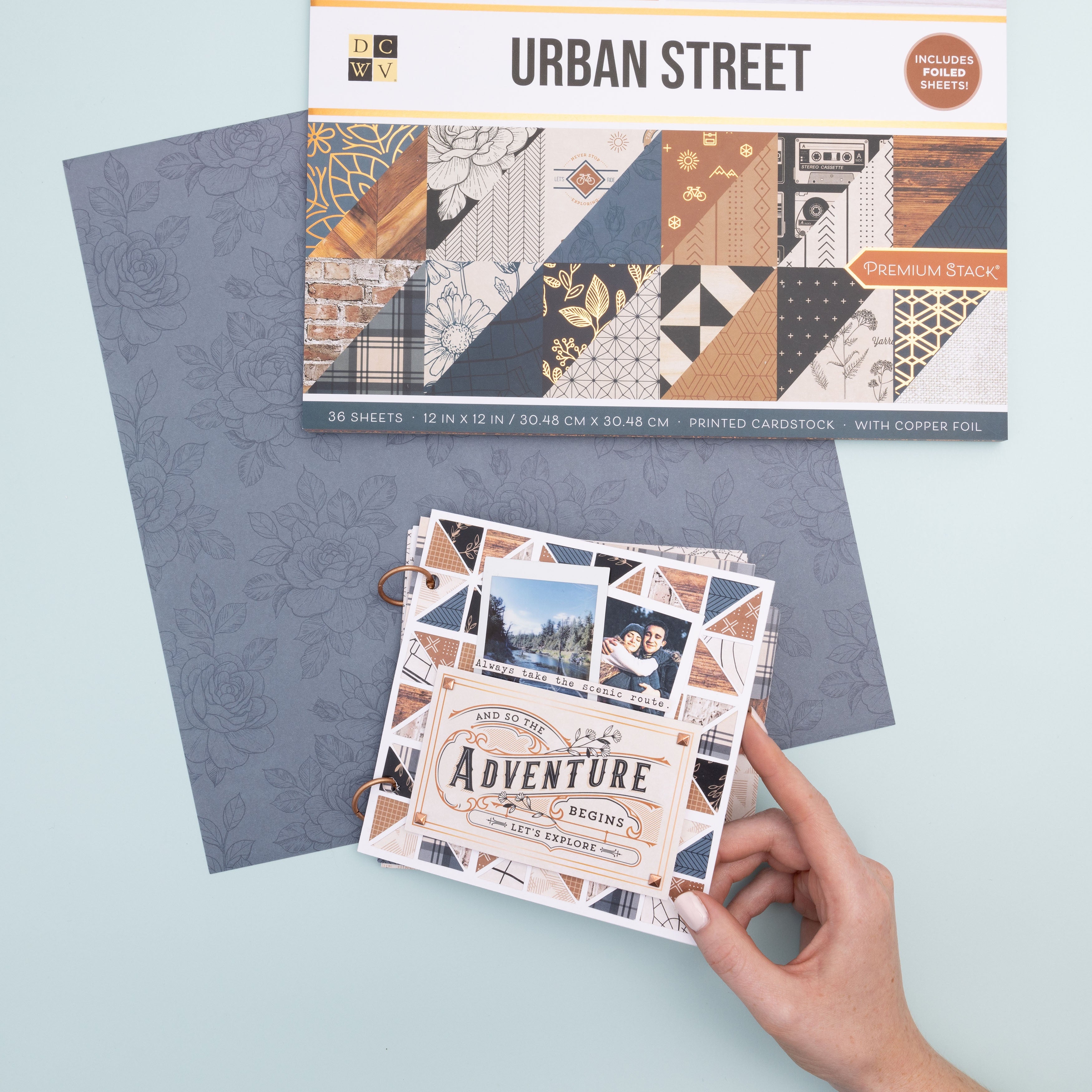 DCWV 12x12" Premium Paper Pack - Assorted Styles