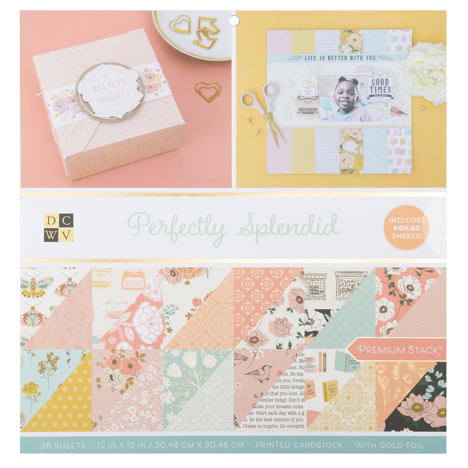 DCWV 12x12" Premium Paper Pack - Assorted Styles