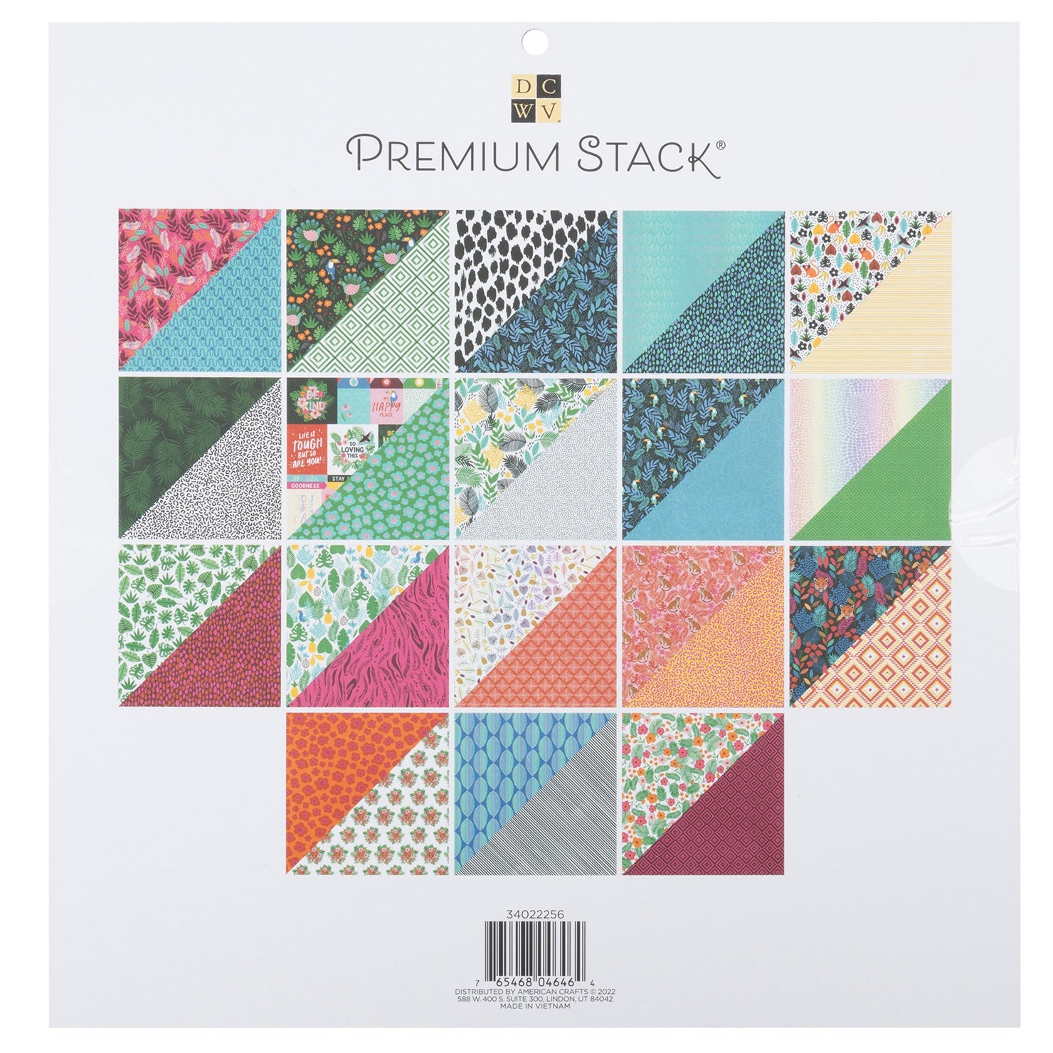 DCWV 12x12" Premium Paper Pack - Assorted Styles