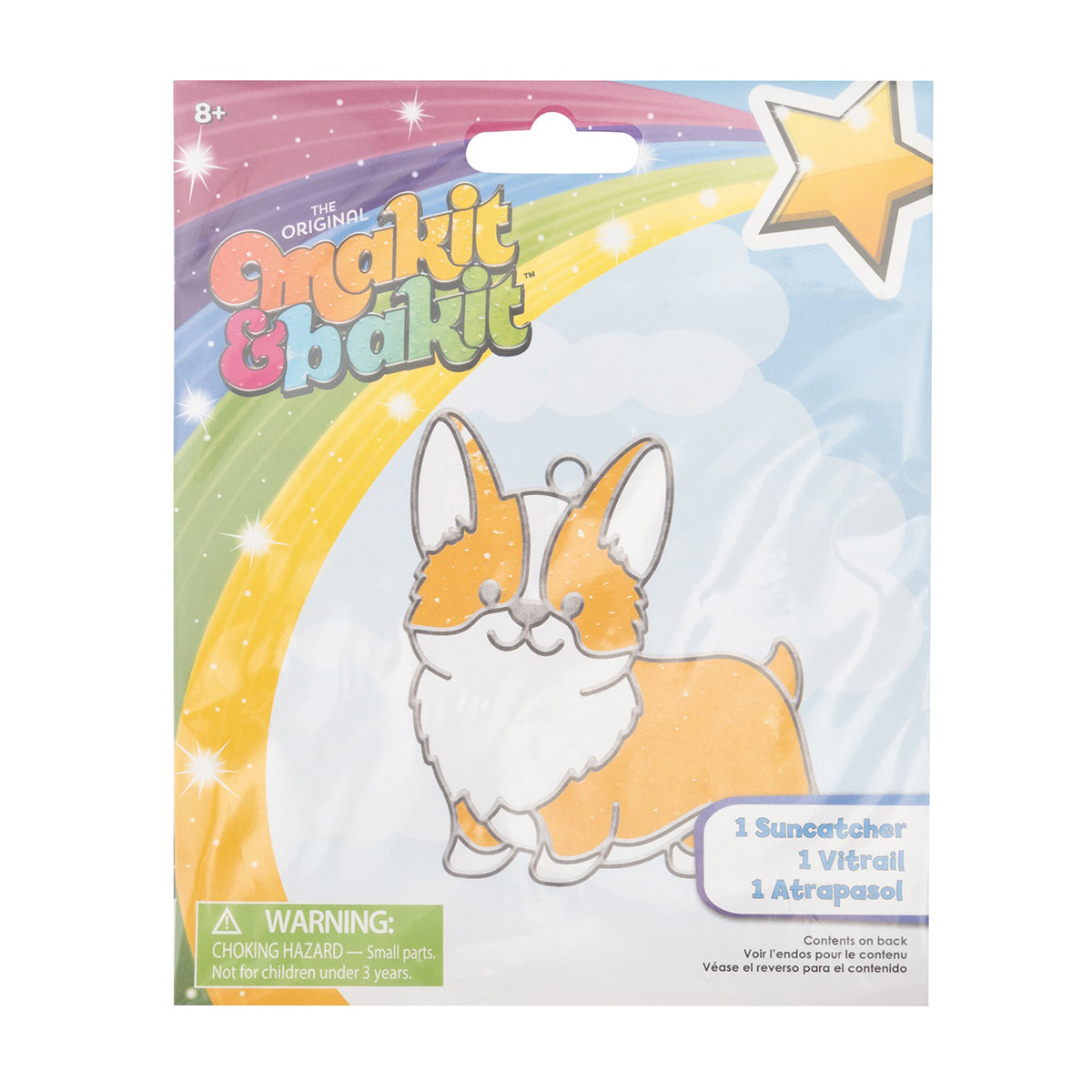Makit & Bakit Corgi Dog Suncatcher Kit