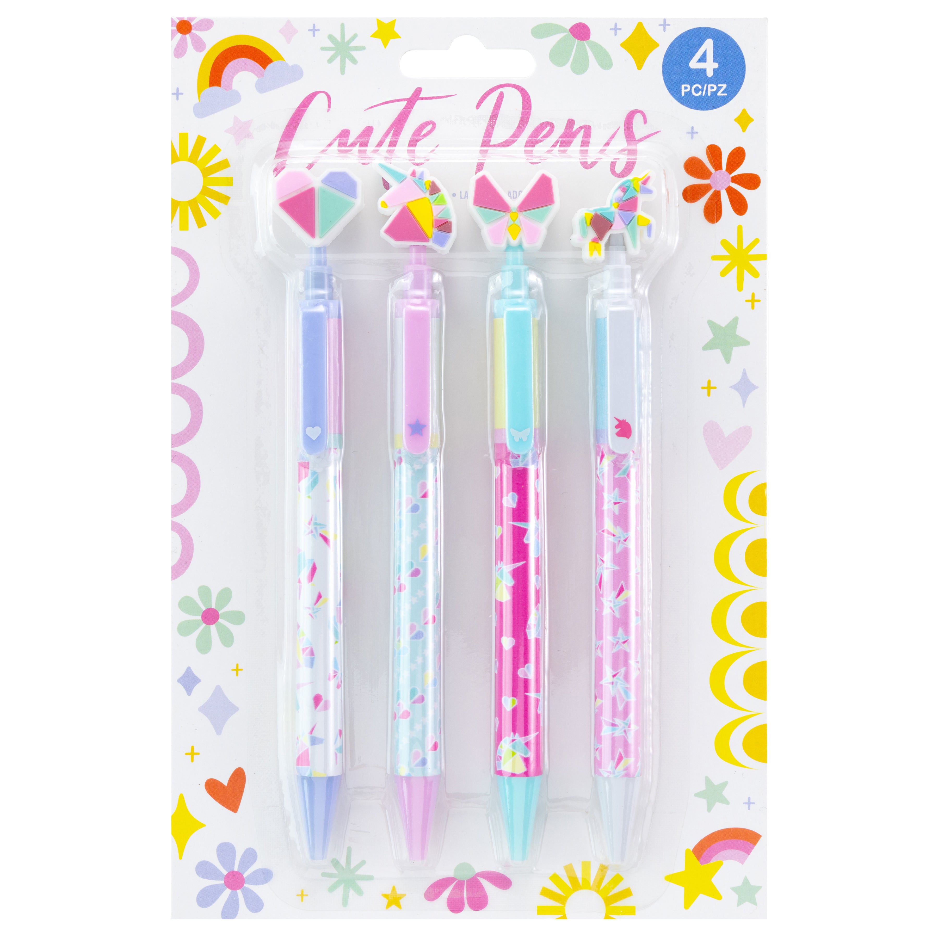 EK Success Cute Pens 4-pack