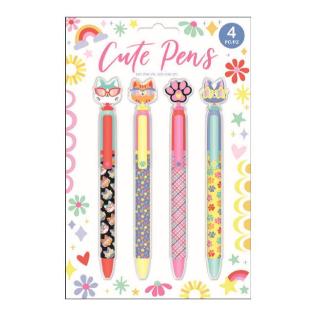 EK Success Cute Pens 4-pack